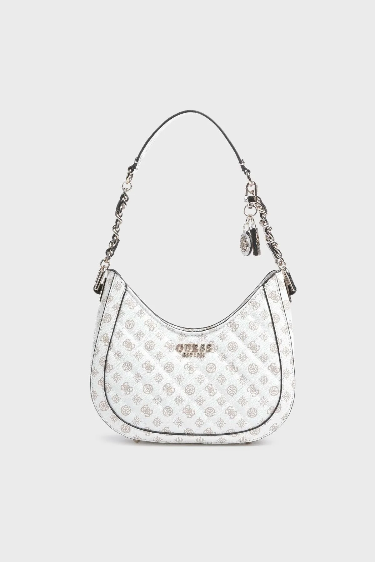 Guess Abey Logolu Zincir Askılı Bayan Çanta HWPG8558010 WLO BEYAZ - 1