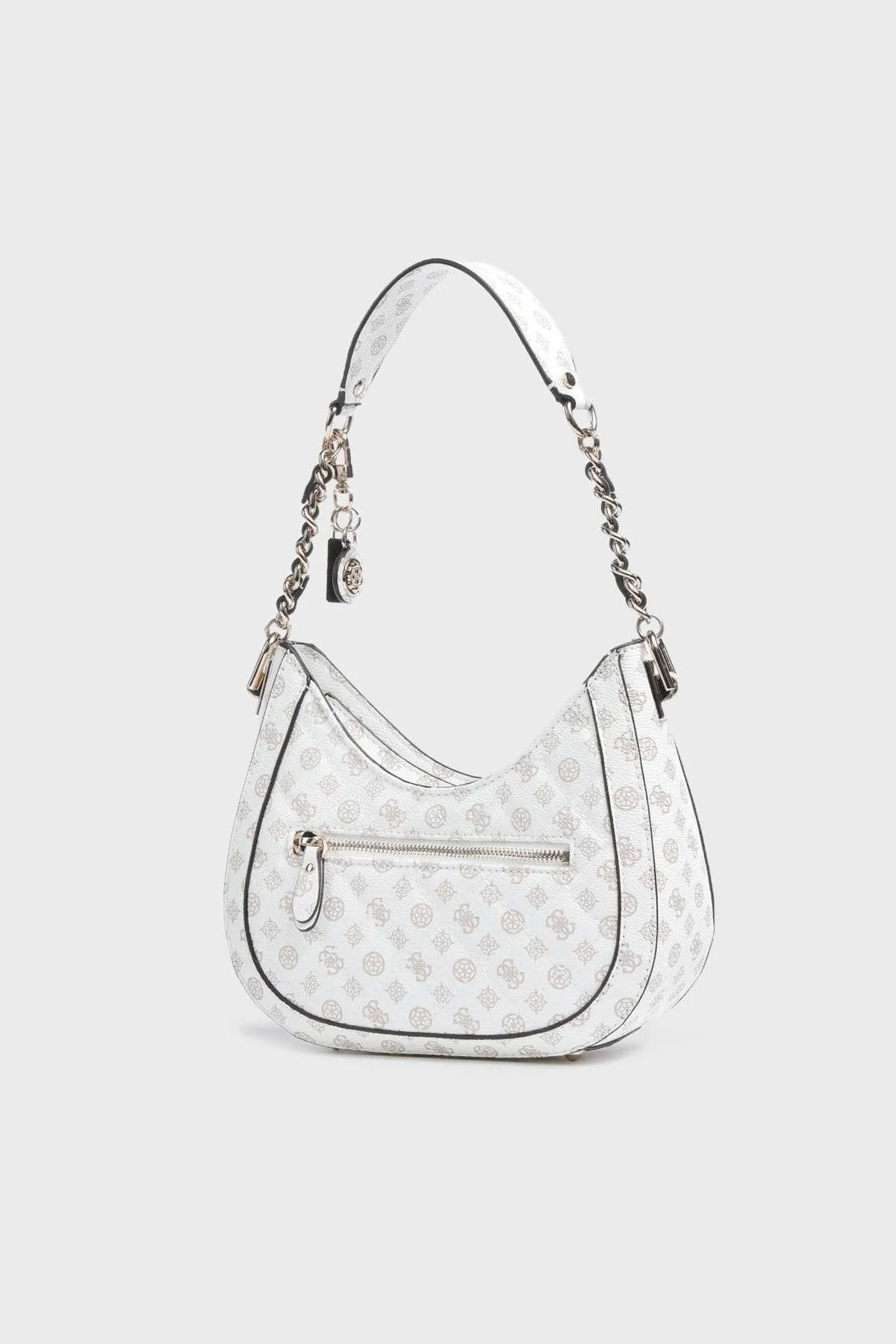 Guess Abey Logolu Zincir Askılı Bayan Çanta HWPG8558010 WLO BEYAZ - 2