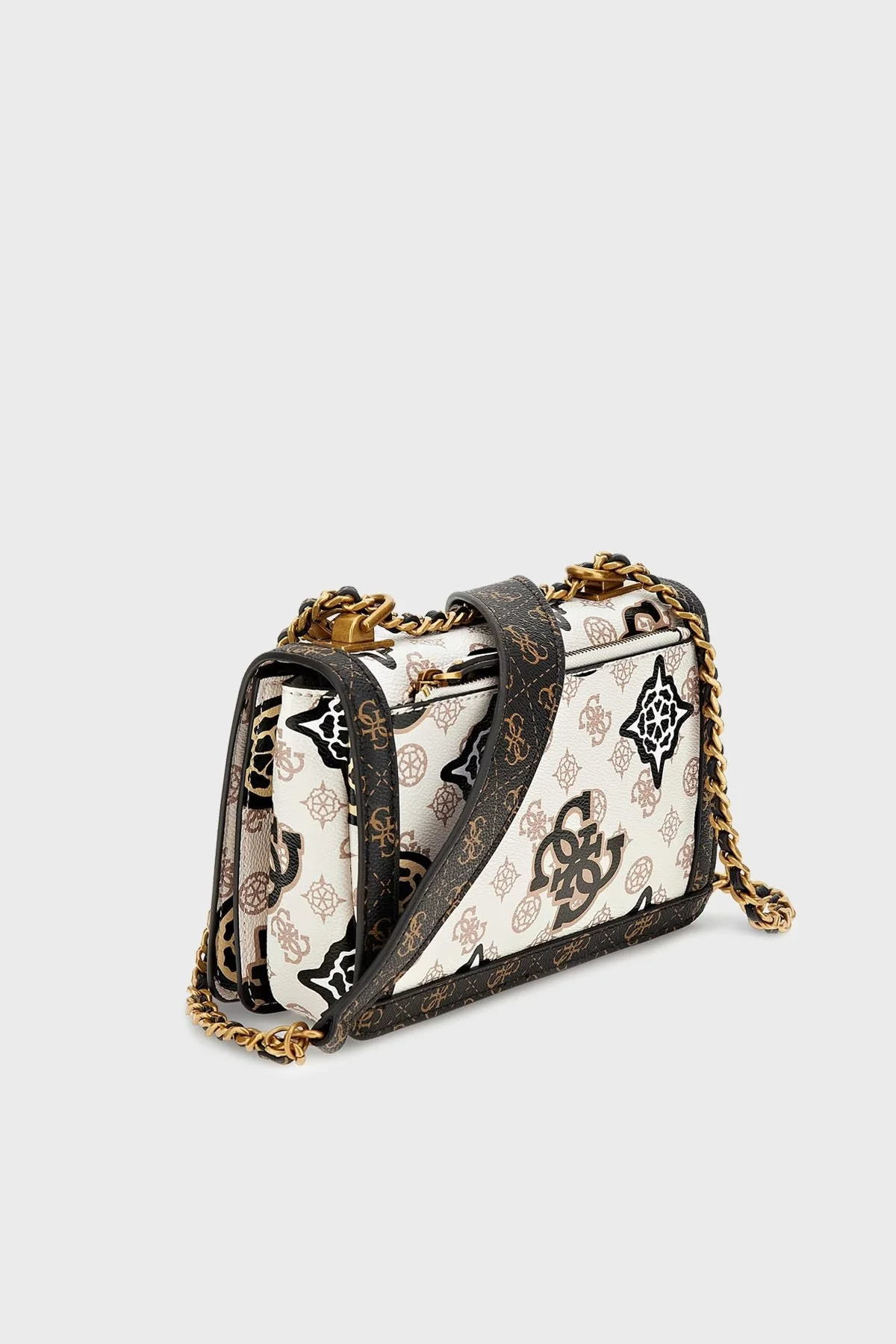 Guess Abey Logolu Zincir Askılı Bayan Çanta HWPP8558190 CRU KREM - 4