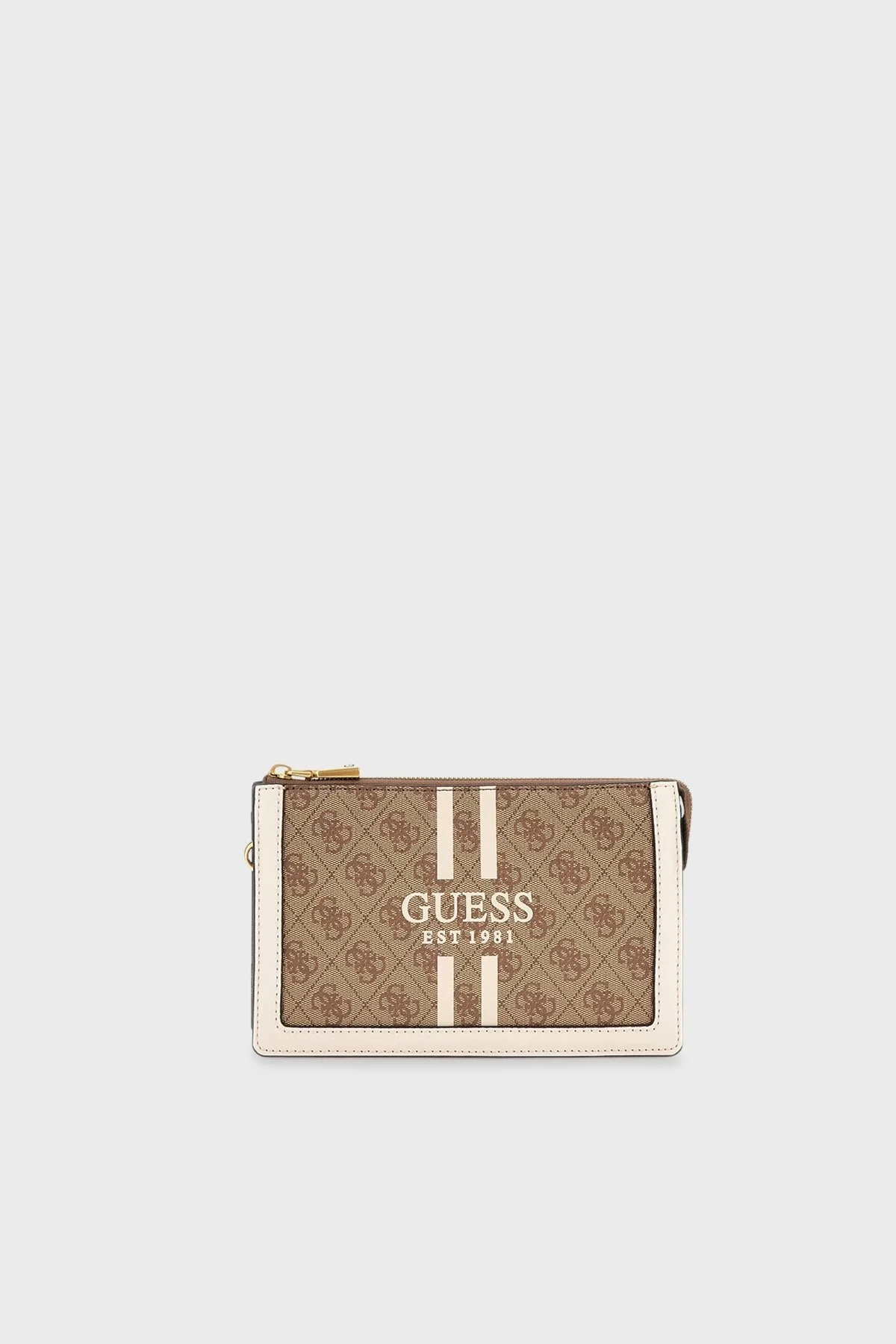 Guess Abey Örgü Detaylı Zincirli Omuz Askılı Bayan Çanta HWSS8558730 LTL KAHVE - 1