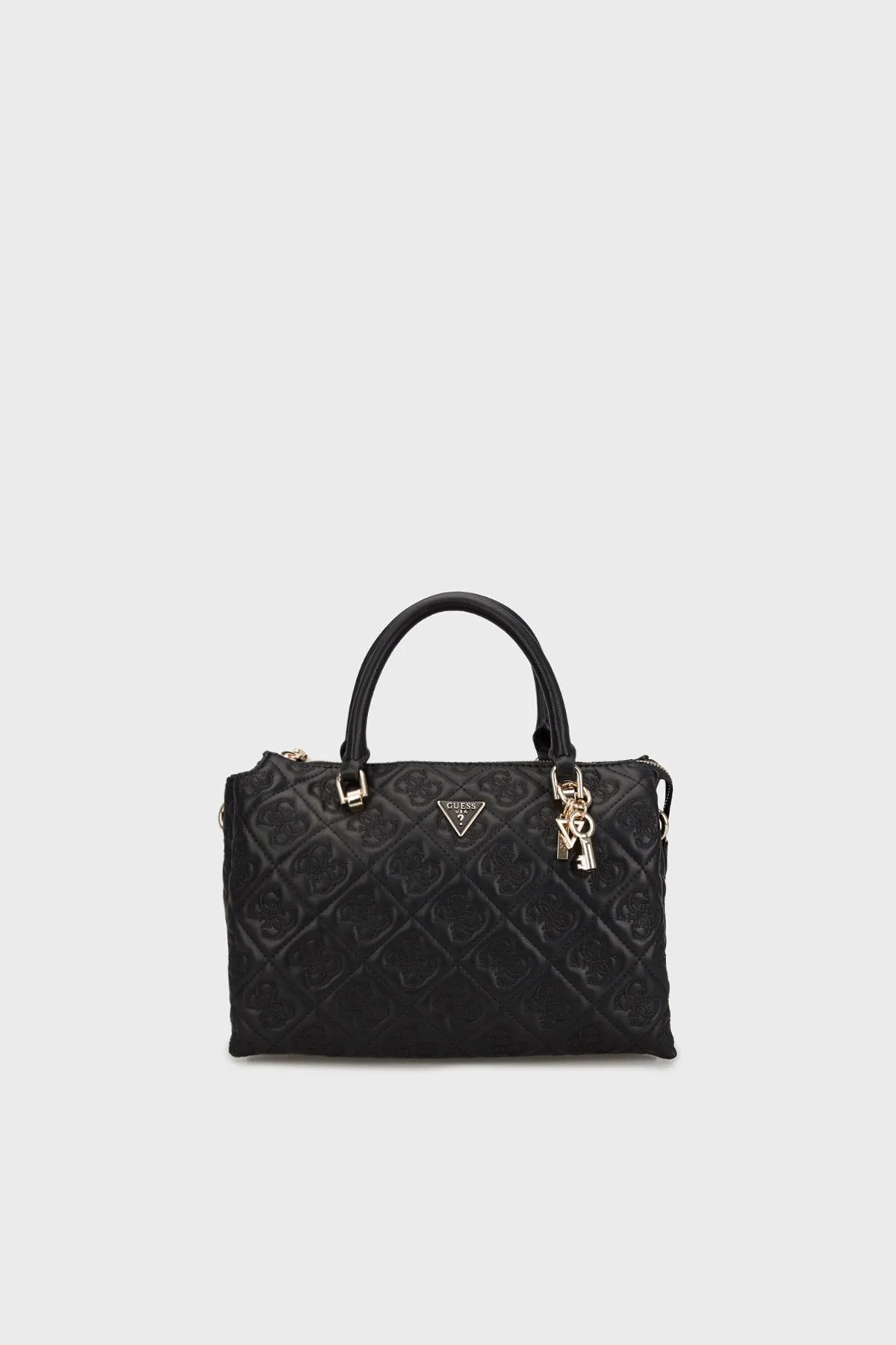 Guess Adelasia 4G Logolu Çıkarılabilir Askılı HWQL9658060 Bayan Çanta HWQL96 58060 BLA SİYAH - 1