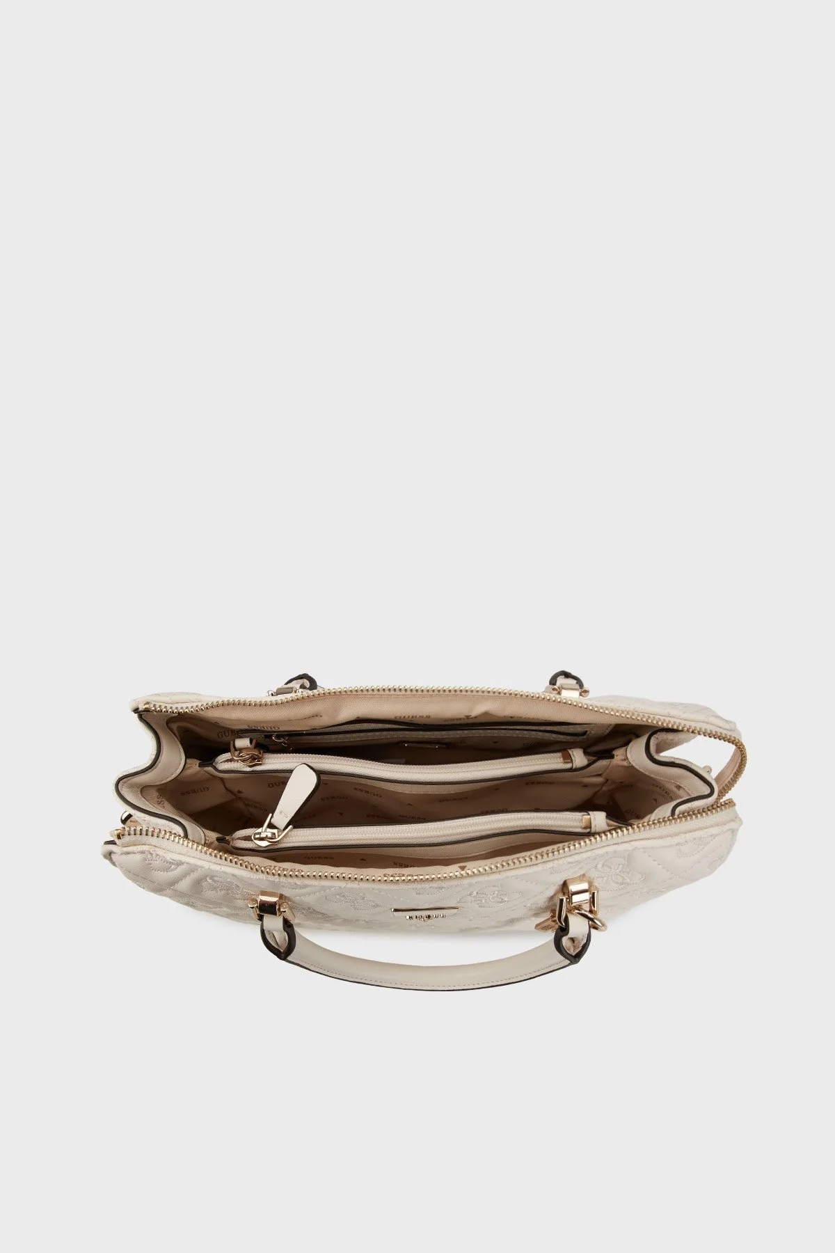 Guess Adelasia 4G Logolu Çıkarılabilir Askılı HWQL9658060 Bayan Çanta HWQL96 58060 OFF BEYAZ - 3