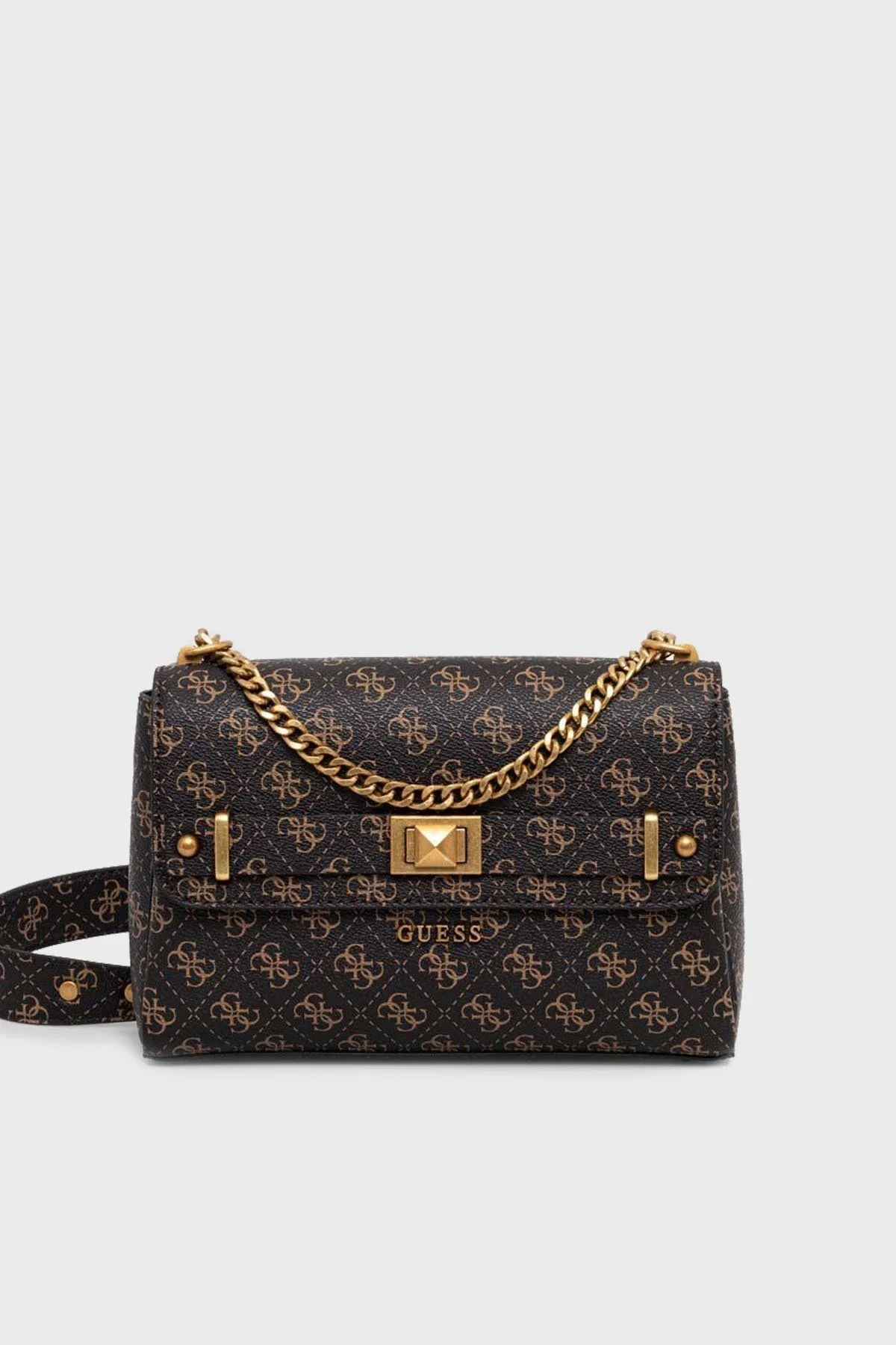 Guess Aieta Ayarlanabilir Omuz Askılı Bayan Çanta HWQB8781210 BNL KAHVE - 1