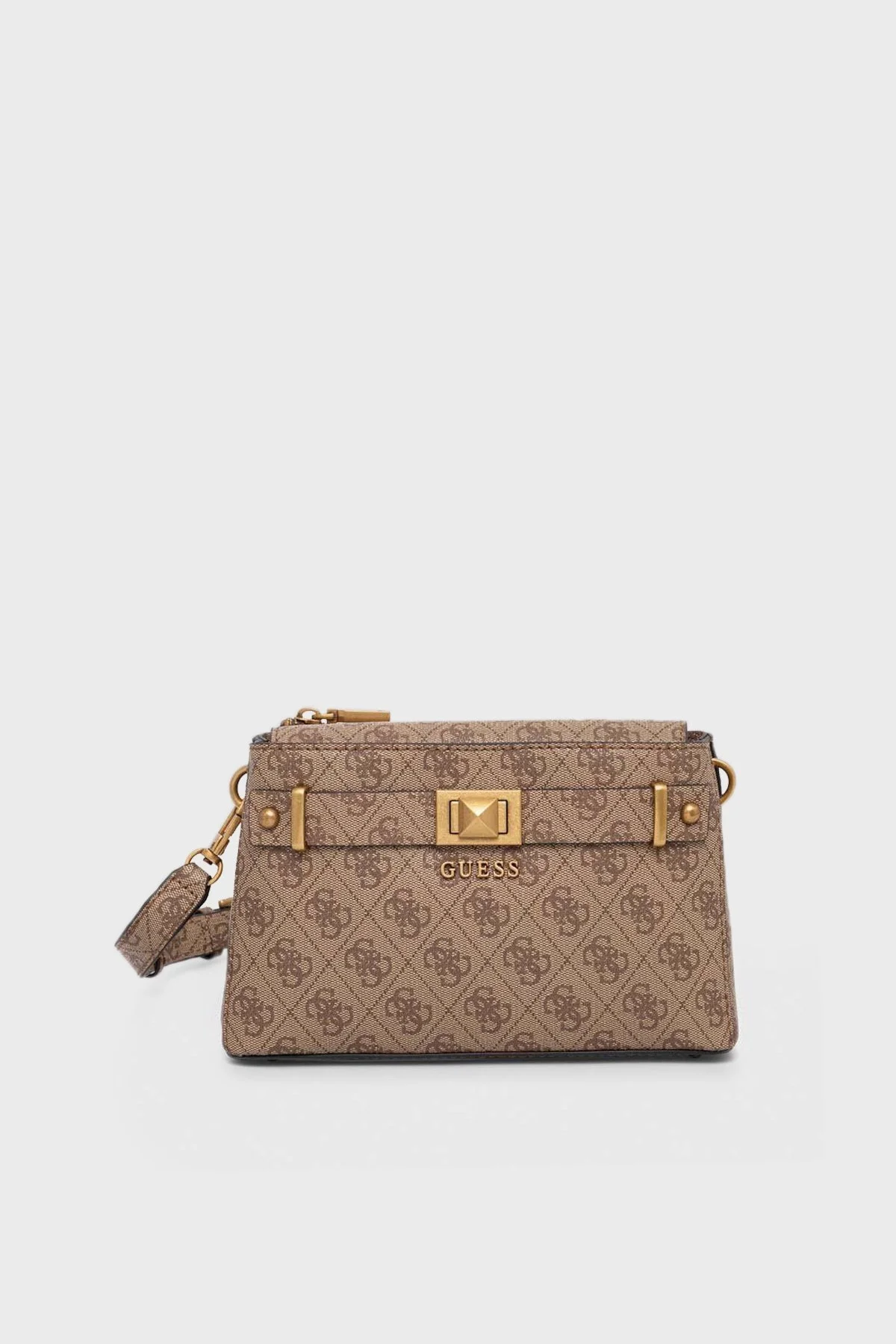 Guess Aieta Ayarlanabilir Omuz Askılı Bayan Çanta HWSB8781130 LTL KAHVE - 1