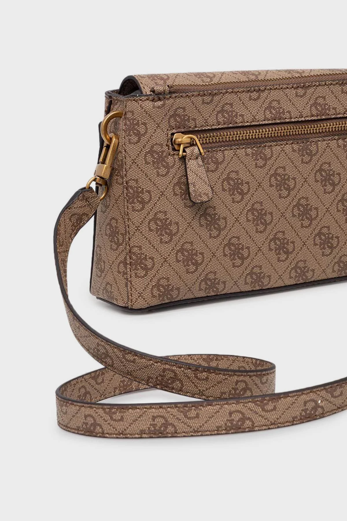 Guess Aieta Ayarlanabilir Omuz Askılı Bayan Çanta HWSB8781130 LTL KAHVE - 3