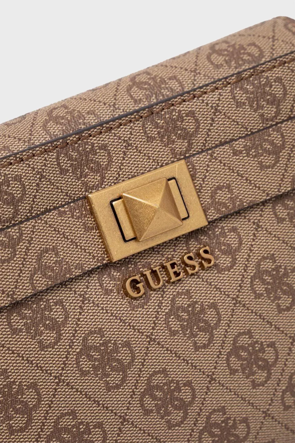 Guess Aieta Ayarlanabilir Omuz Askılı Bayan Çanta HWSB8781130 LTL KAHVE - 4
