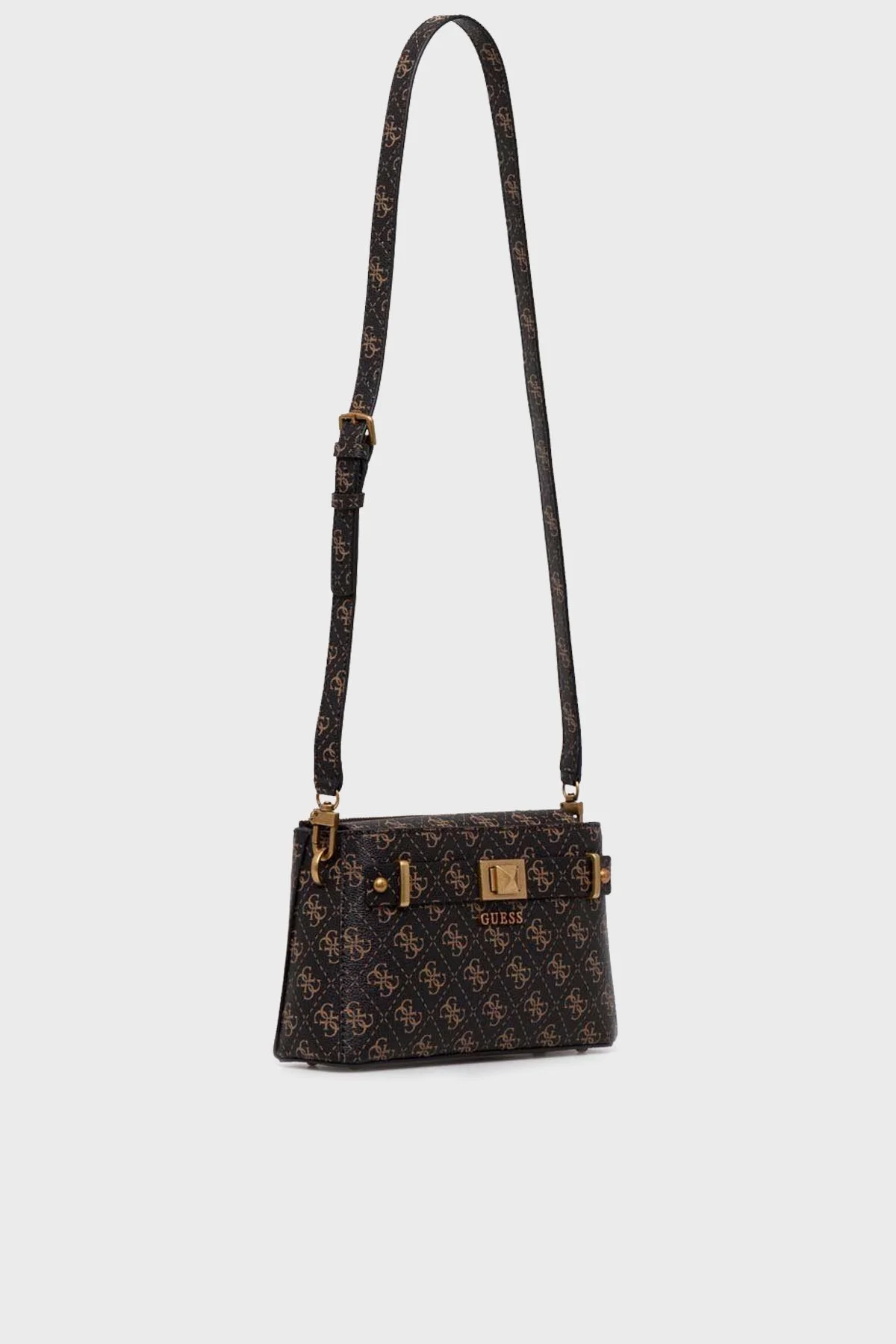 Guess Aieta Çıkarılabillir Omuz Detaylı Bayan Çanta HWQB8781130 BNL SİYAH - 2