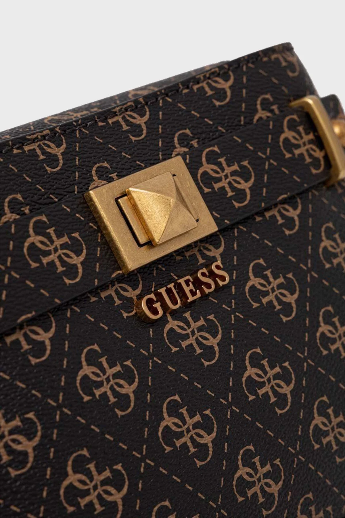 Guess Aieta Çıkarılabillir Omuz Detaylı Bayan Çanta HWQB8781130 BNL SİYAH - 5