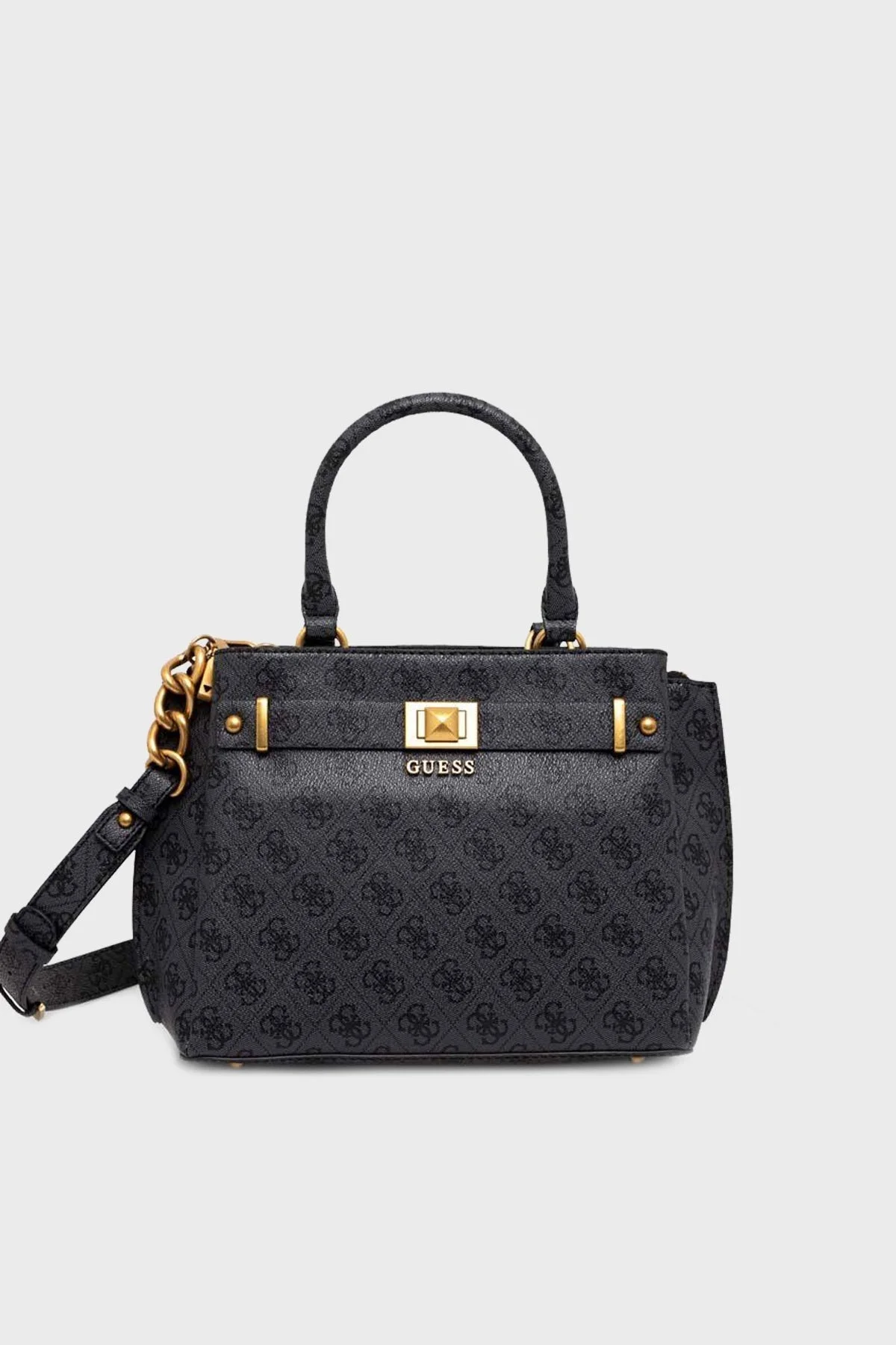 Guess Aieta Logolu Ayarlanabilir Omuz Askılı Bayan Çanta HWSB8781060 CLO ANTRASİT - 1
