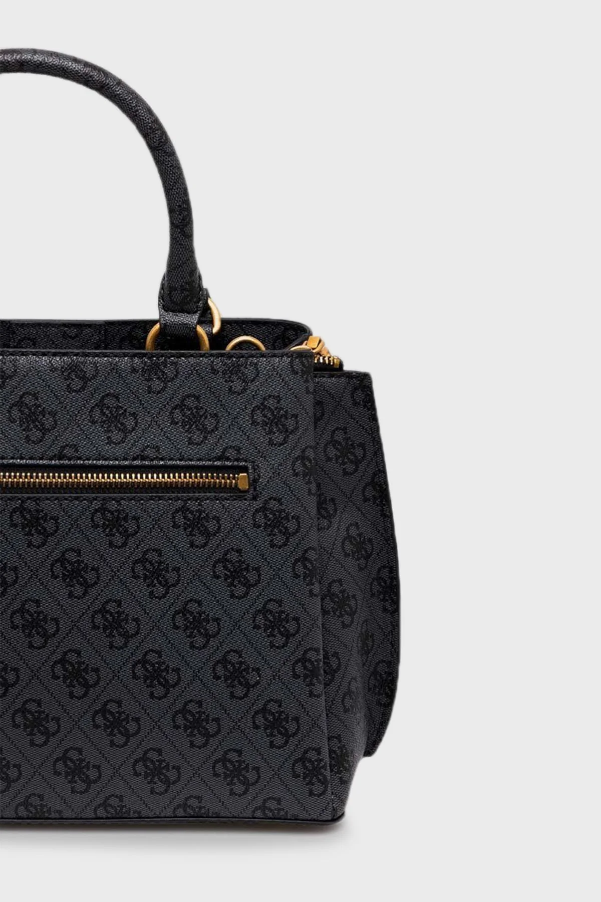 Guess Aieta Logolu Ayarlanabilir Omuz Askılı Bayan Çanta HWSB8781060 CLO ANTRASİT - 4