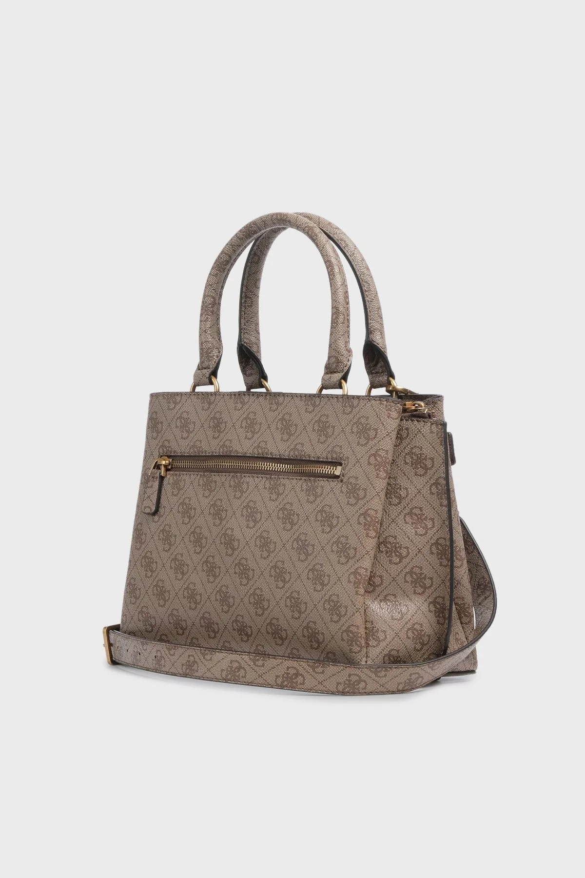 Guess Aieta Logolu Ayarlanabilir Omuz Askılı Bayan Çanta HWSB8781060 LTL KAHVE - 2