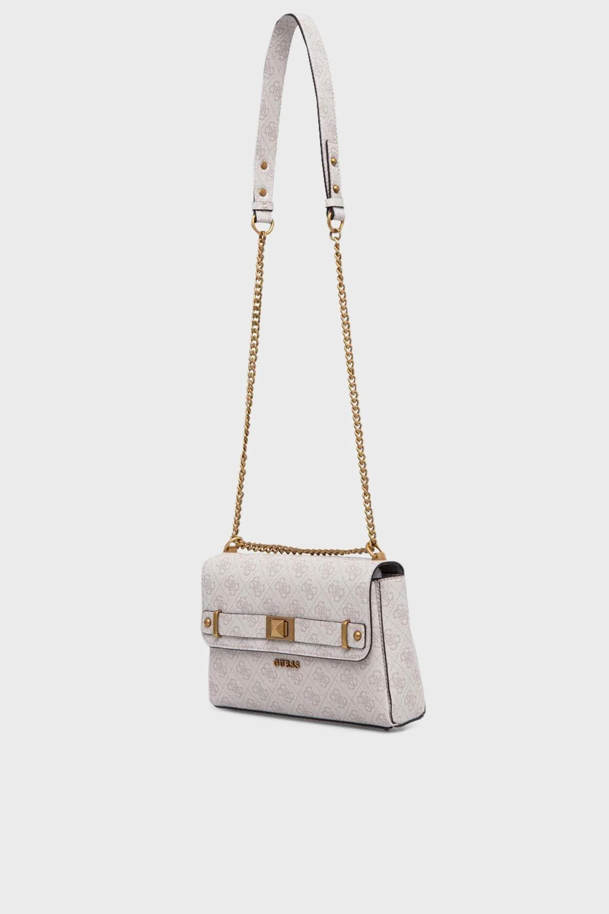 Guess Aieta Logolu Çapraz Askılı Bayan Çanta HWSB8781210 DVL EKRU - 3