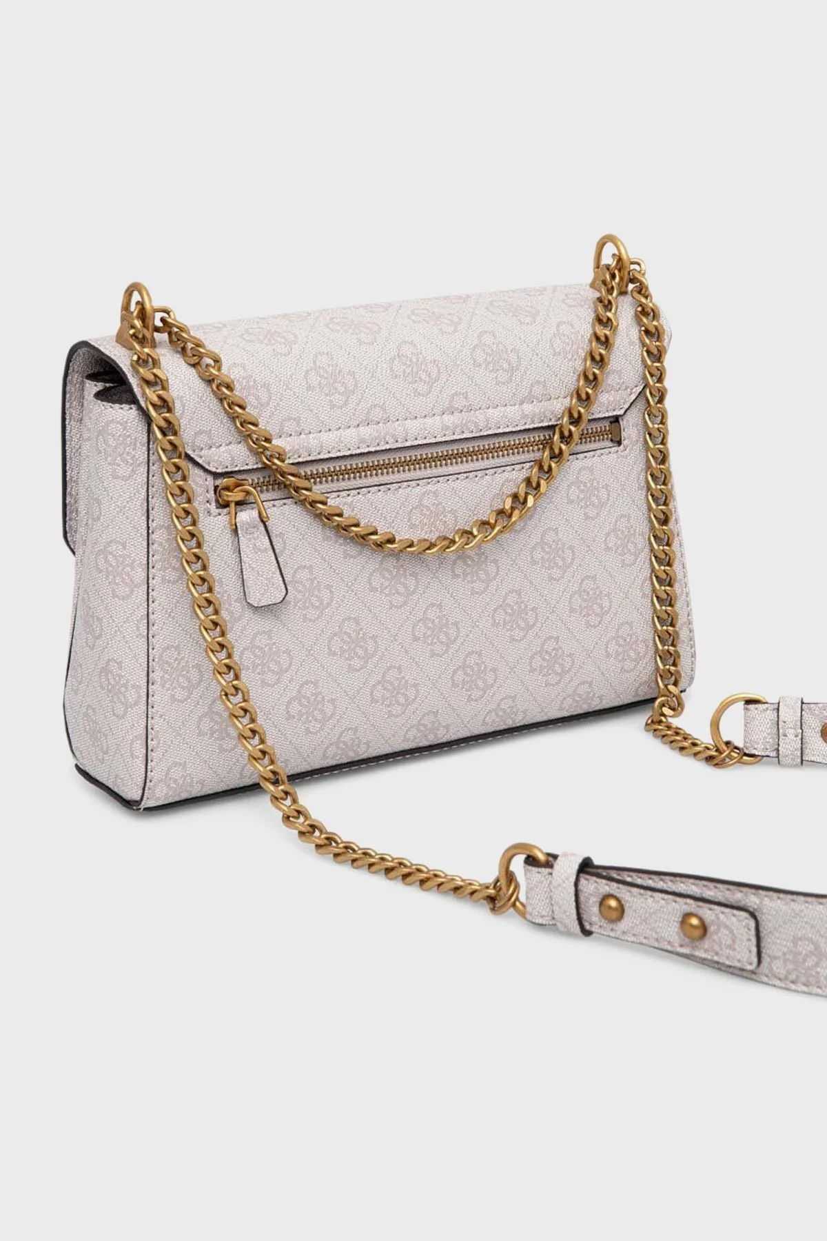 Guess Aieta Logolu Çapraz Askılı Bayan Çanta HWSB8781210 DVL EKRU - 5