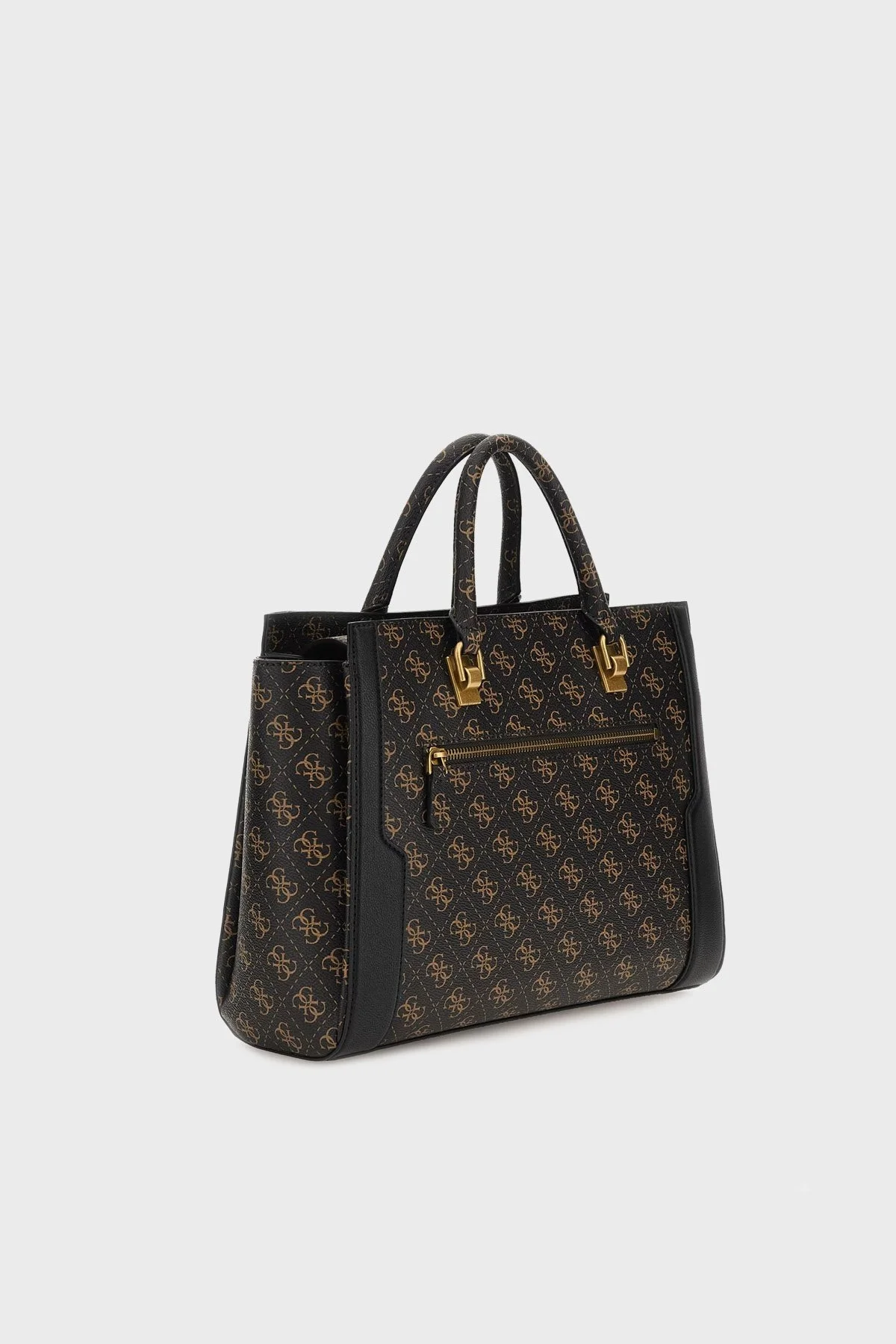 Guess Ajiona Çıkarılabilir Uzatma Askılı Bayan Çanta HWQV8988230 BNL SİYAH-KAHVE - 2