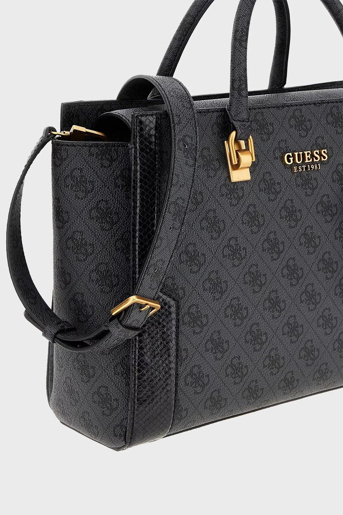 Guess Ajiona Çıkarılabilir Uzatma Askılı Bayan Çanta HWSP8988230 CGK ANTRASİT - 4