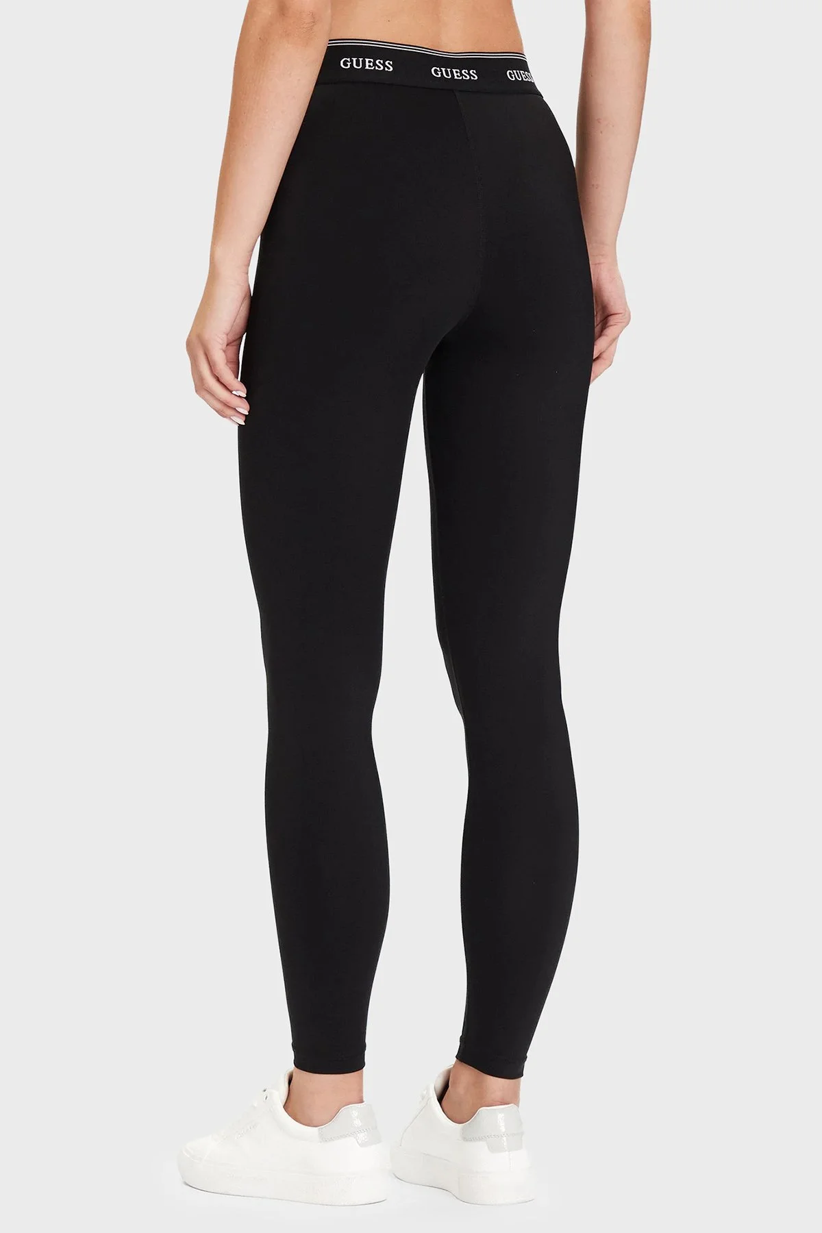 Guess Alba Slim Fit Normal Bel Dar Paça V5BB06K1942 Bayan Tayt V5BB06 K1942 JBLK SİYAH - 3