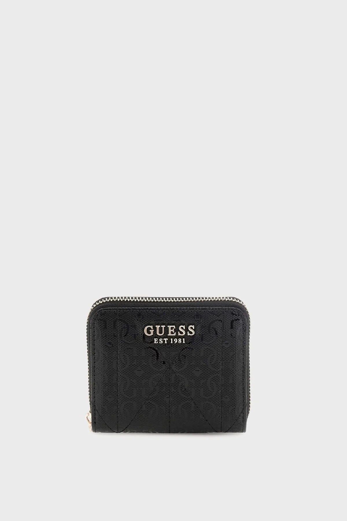 Guess Aldina 4G Logolu Fermuarlı SWGG9663137 Bayan Cüzdan SWGG96 63137 BLA SİYAH - 1