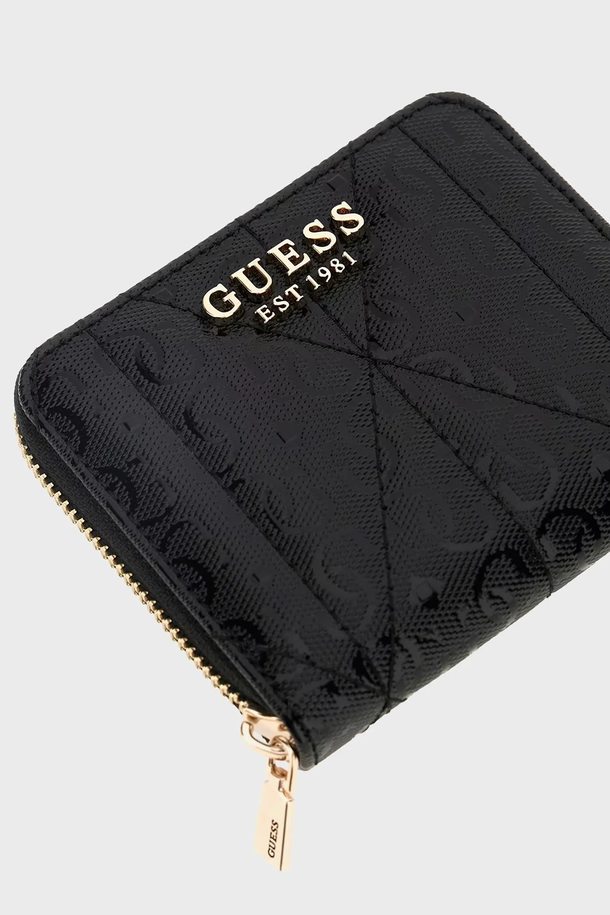 Guess Aldina 4G Logolu Fermuarlı SWGG9663137 Bayan Cüzdan SWGG96 63137 BLA SİYAH - 4