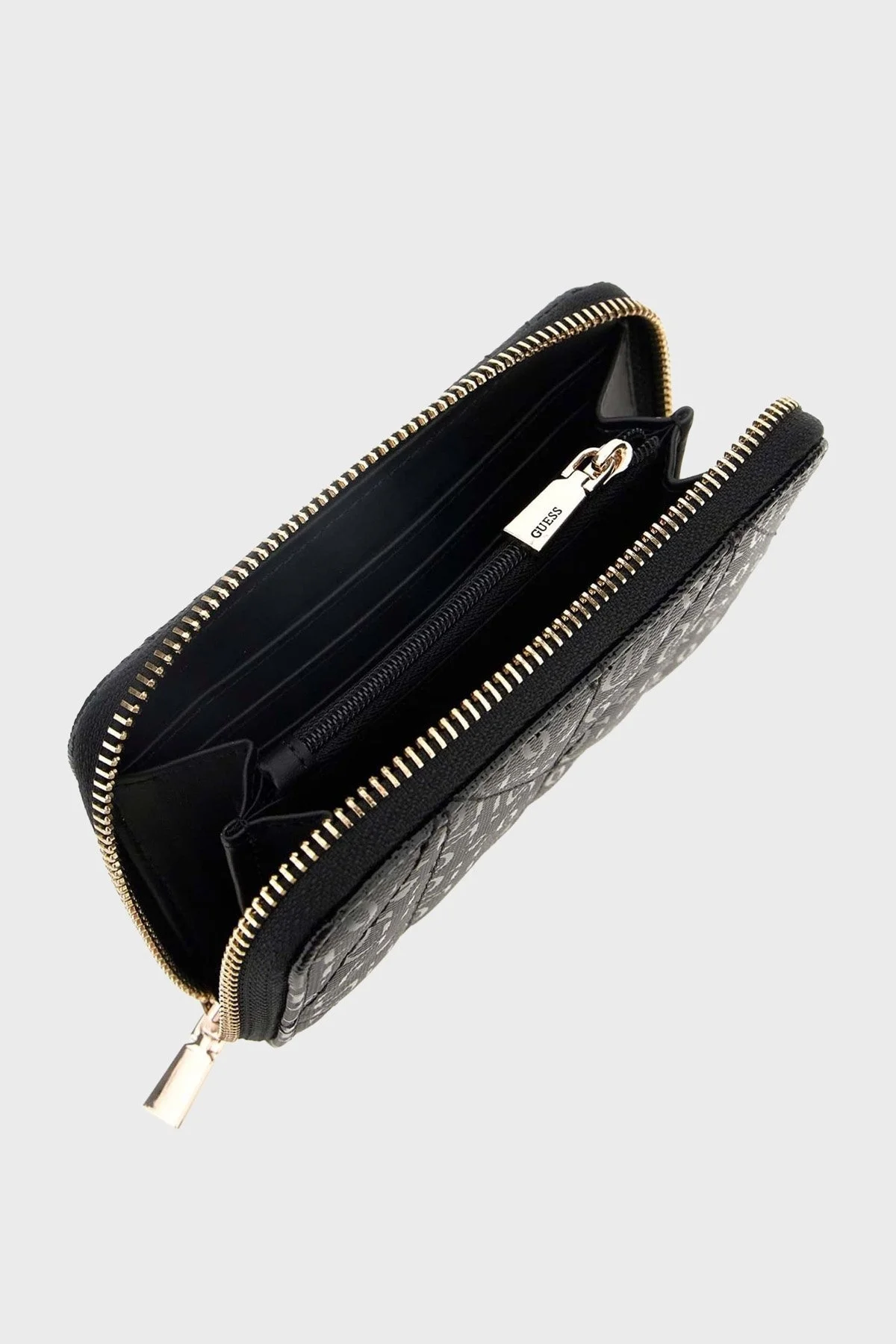 Guess Aldina 4G Logolu Fermuarlı SWGG9663140 Bayan Cüzdan SWGG96 63140 BLA SİYAH - 3