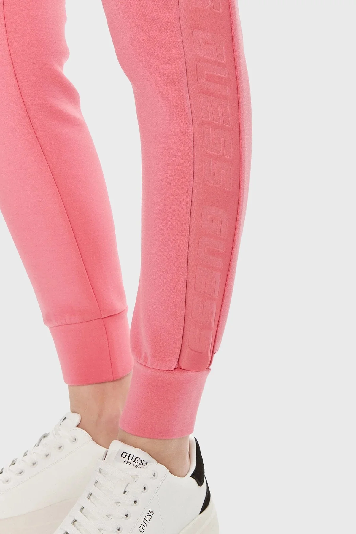 Guess Aliie Logolu Jogger Spor V2YB18K7UW2 Bayan Pantolon V2YB18 K7UW2 G65P PEMBE - 10