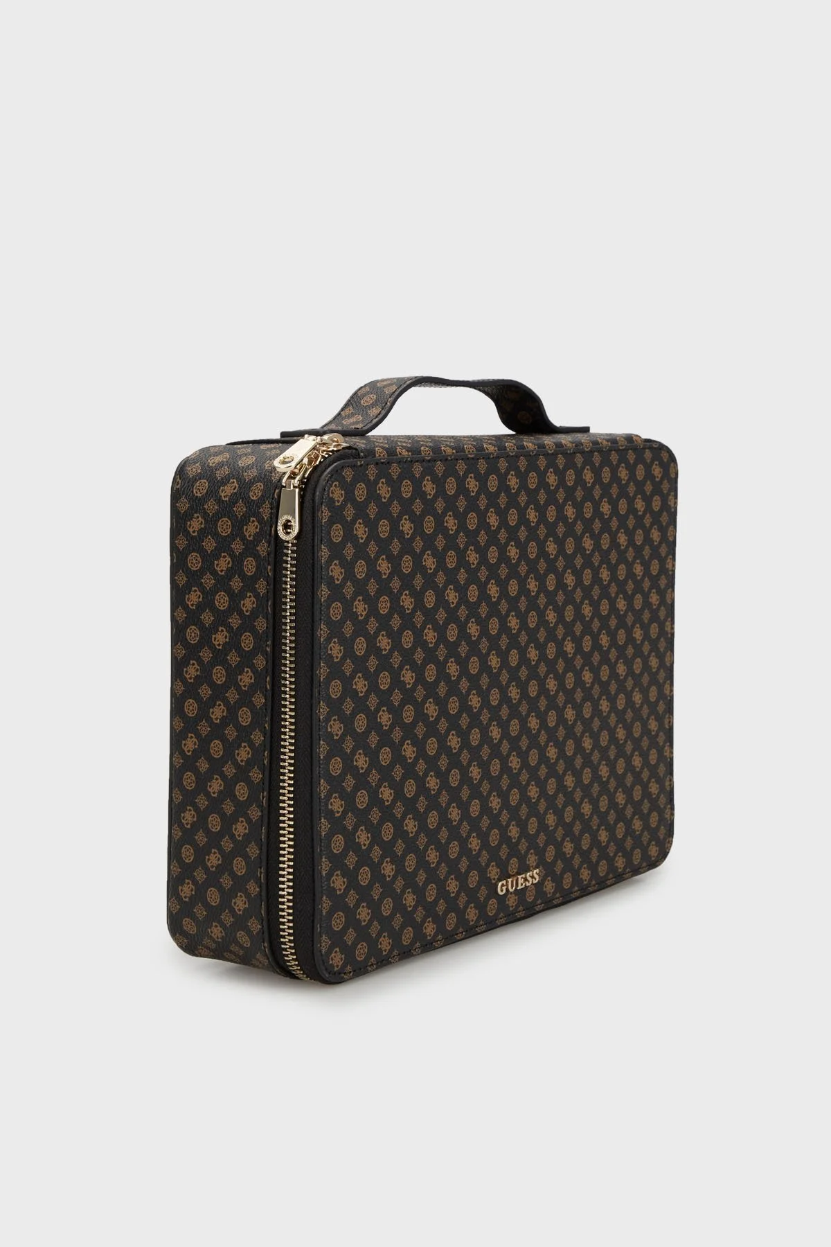 Guess All In One Logolu Fermuarlı Kozmetik PW7480P4450 Bayan Çanta PW7480 P4450 MOM SİYAH - 5