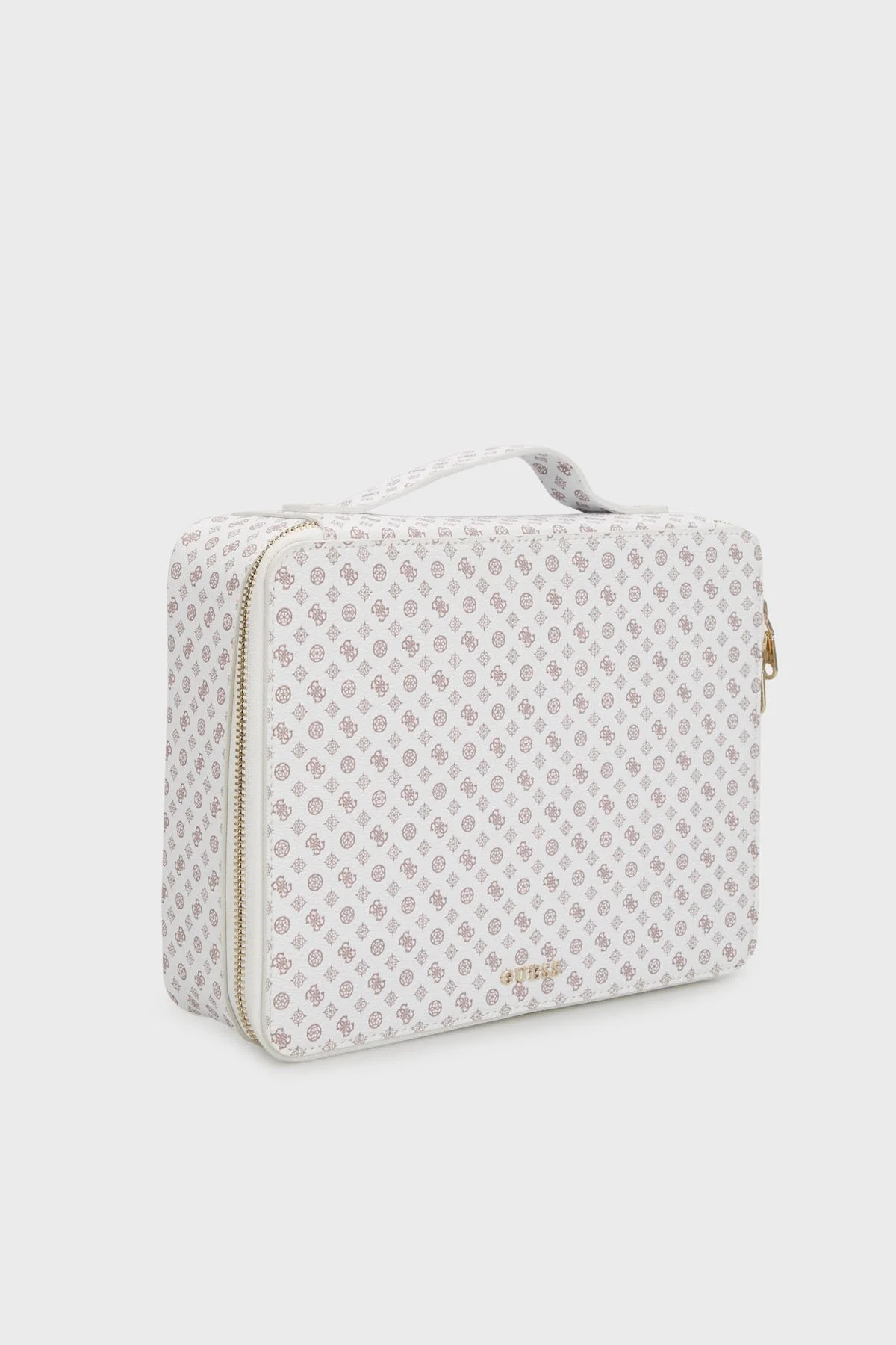 Guess All In One Logolu Fermuarlı Kozmetik PW7480P4450 Bayan Çanta PW7480 P4450 WLT BEYAZ - 5