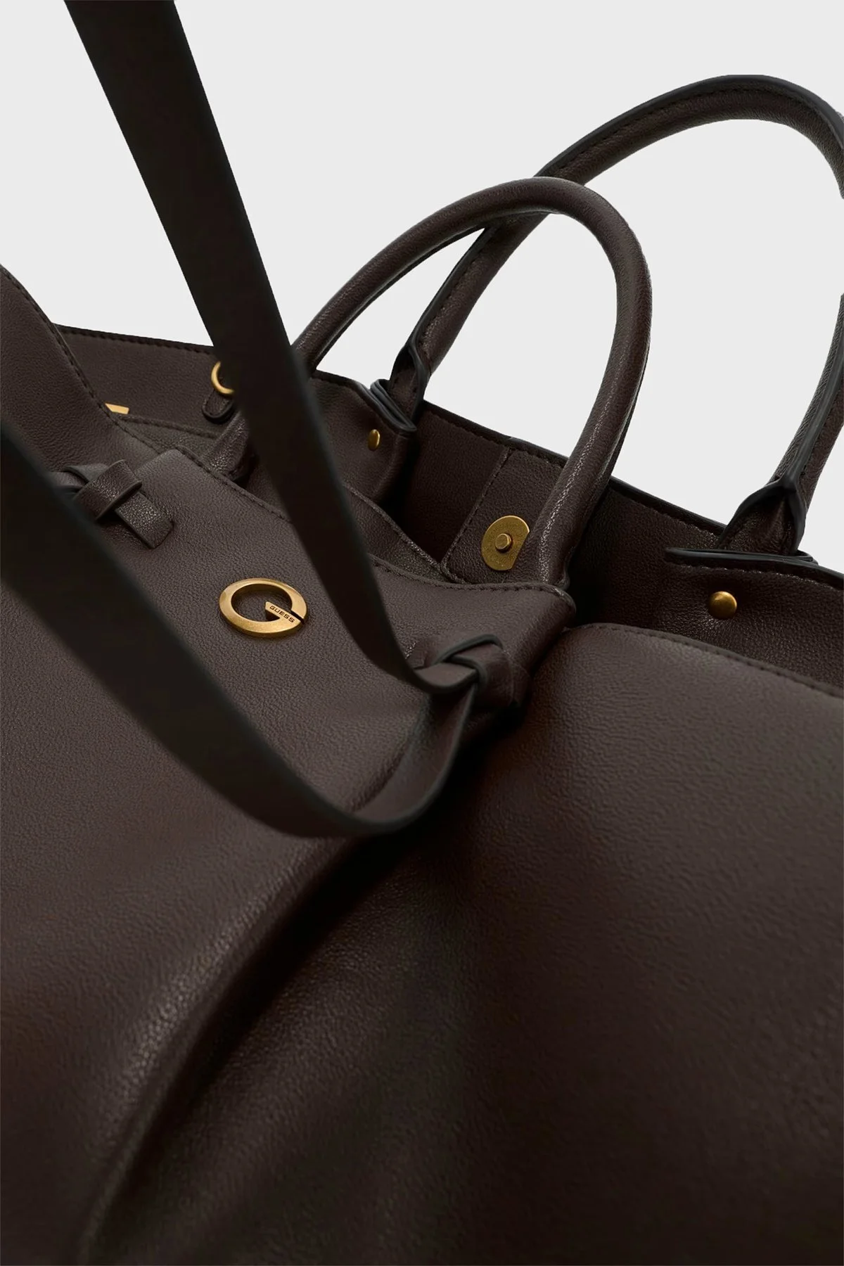 Guess Allegra Logolu Çıkarılabilir Askılı HWBG2237060 Kadın Çanta HWBG22 37060 BRO Kahve - 6