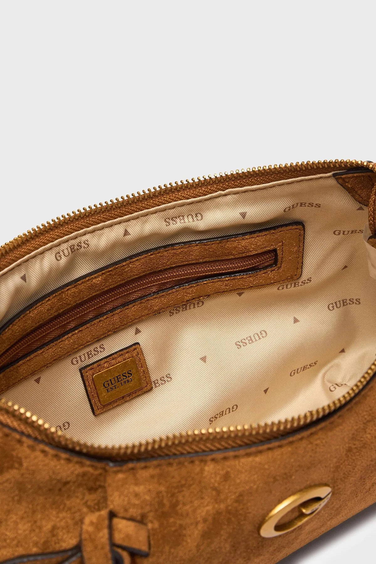 Guess Allegra Logolu Omuz Askılı HWSG2237180 Kadın Çanta HWSG22 37180 COG Taba - 6