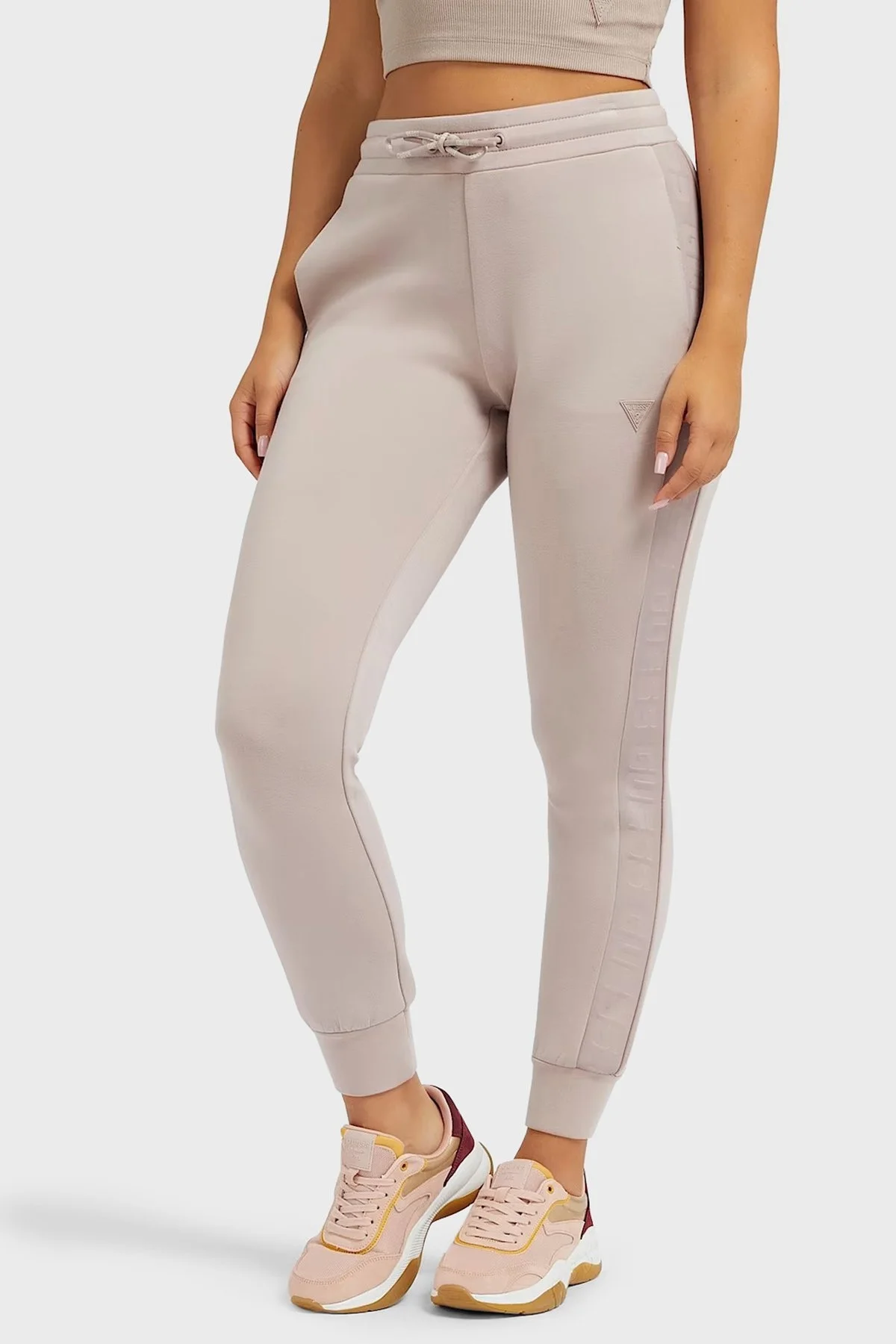 Guess Allie Jogger Spor Bayan Pantolon V2YB18K7UW2 G4Q9 VİZON - 1