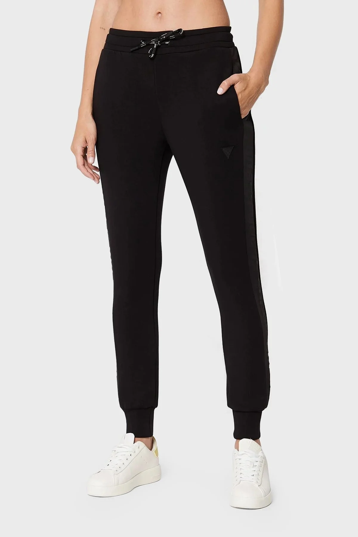 Guess Allie Jogger Spor Bayan Pantolon V2YB18K7UW2 JBLK SİYAH - 1