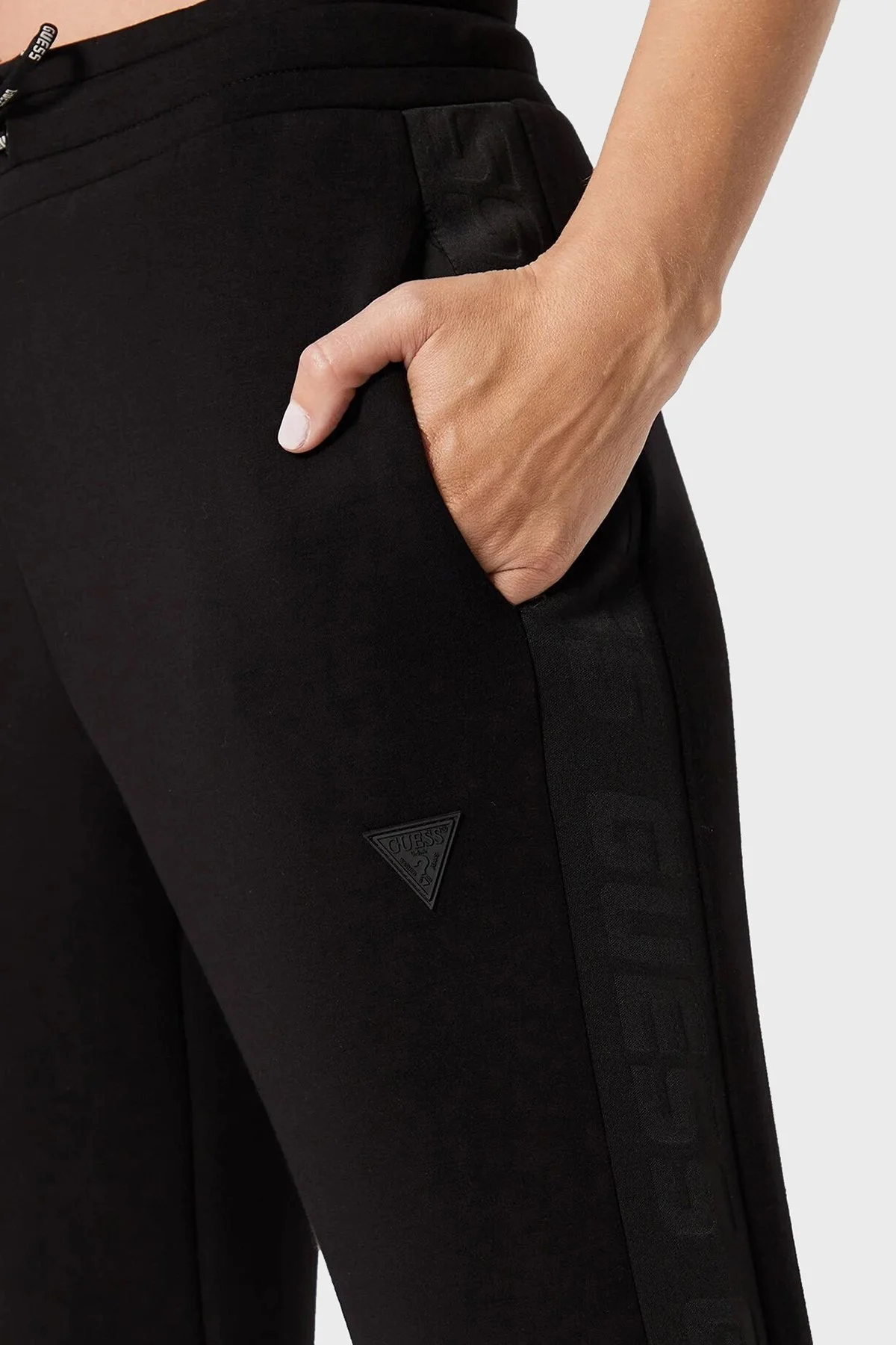 Guess Allie Jogger Spor Bayan Pantolon V2YB18K7UW2 JBLK SİYAH - 7