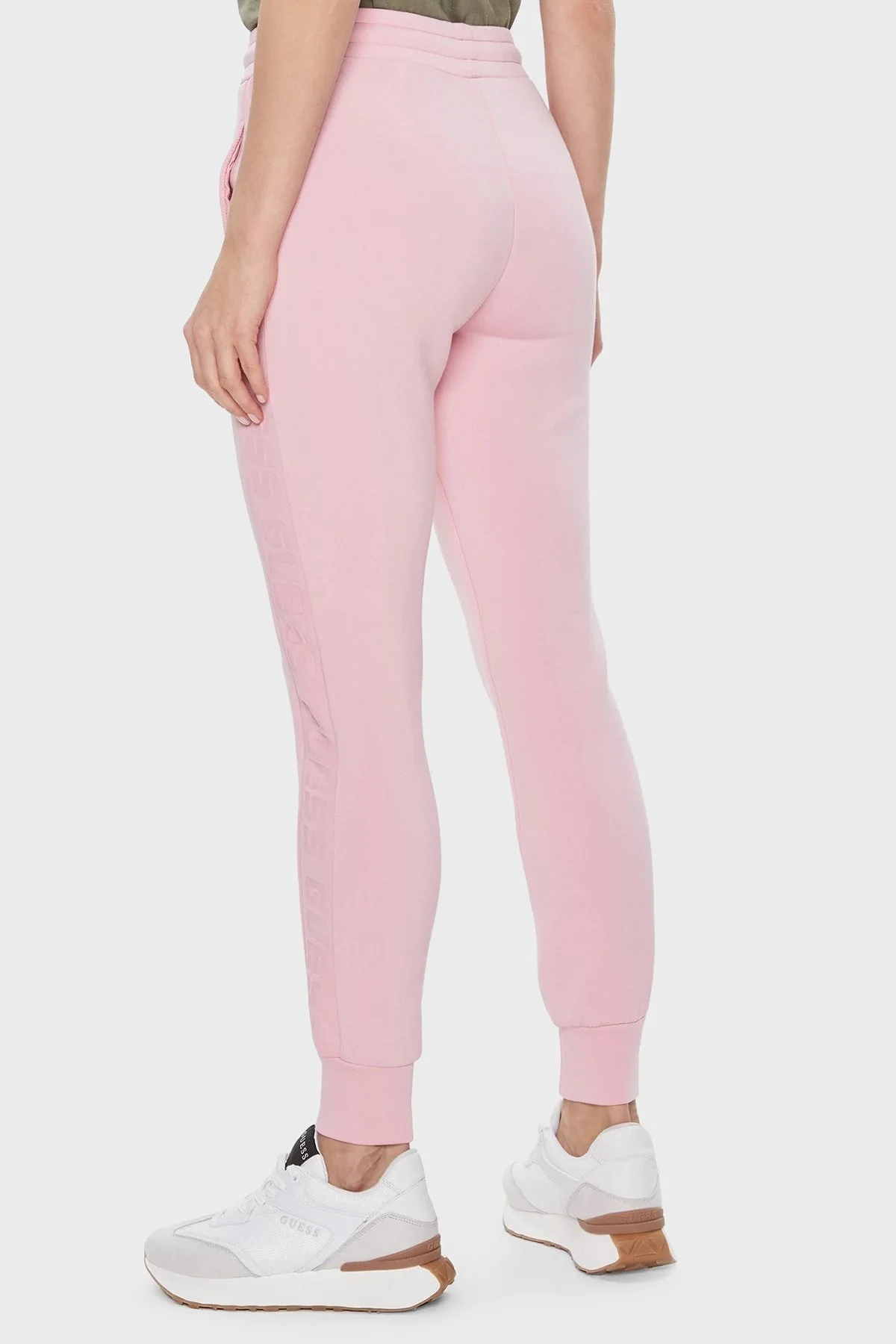 Guess Allie Streç Regular Fit Jogger Spor V2YB18K7UW2 Bayan Pantolon V2YB18 K7UW2 G63P PEMBE - 9