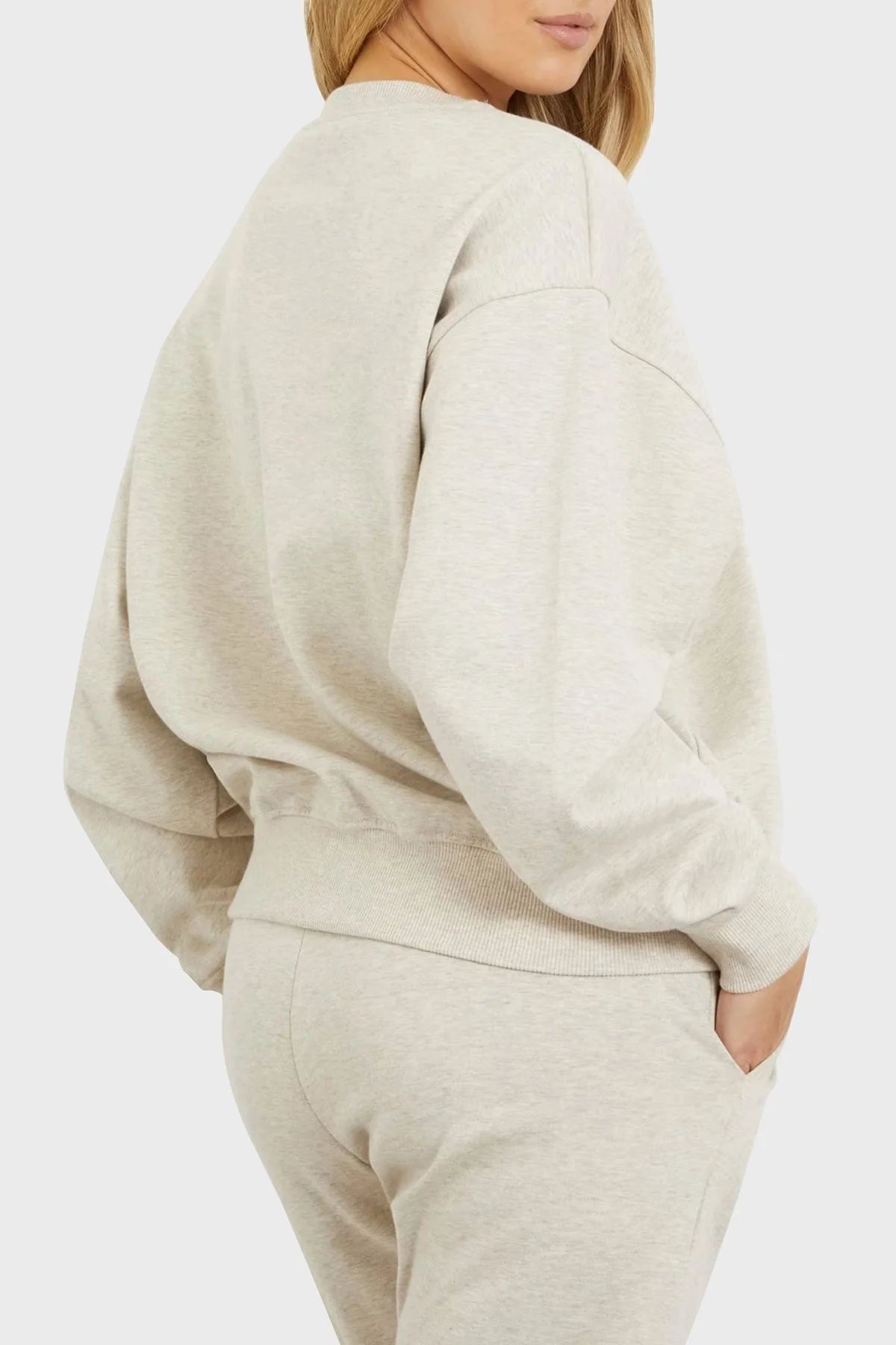 Guess Allycia Pamuklu Regular Fit V4RQ01KC3D2 Bayan Sweat V4RQ01 KC3D2 H10J TAŞ - 2