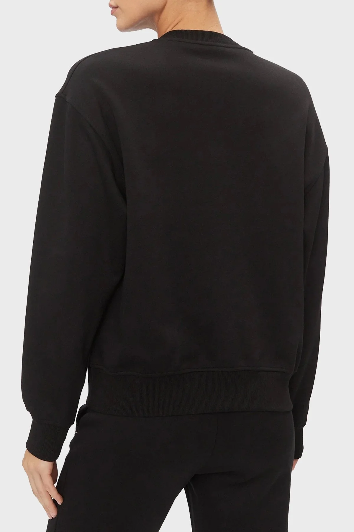 Guess Allycia Pamuklu Regular Fit V4RQ01KC3D2 Bayan Sweat V4RQ01 KC3D2 JBLK SİYAH - 2