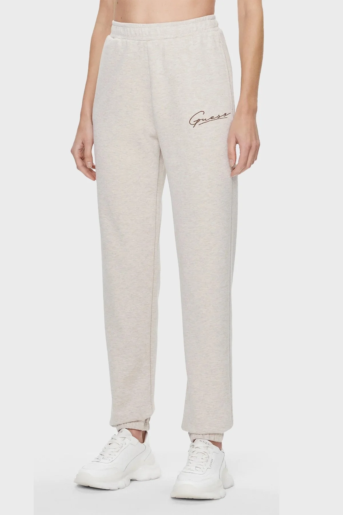 Guess Allycia Regular Fit Jogger Spor V4RB04KC3D2 Bayan Pantolon V4RB04 KC3D2 H10J TAŞ - 1