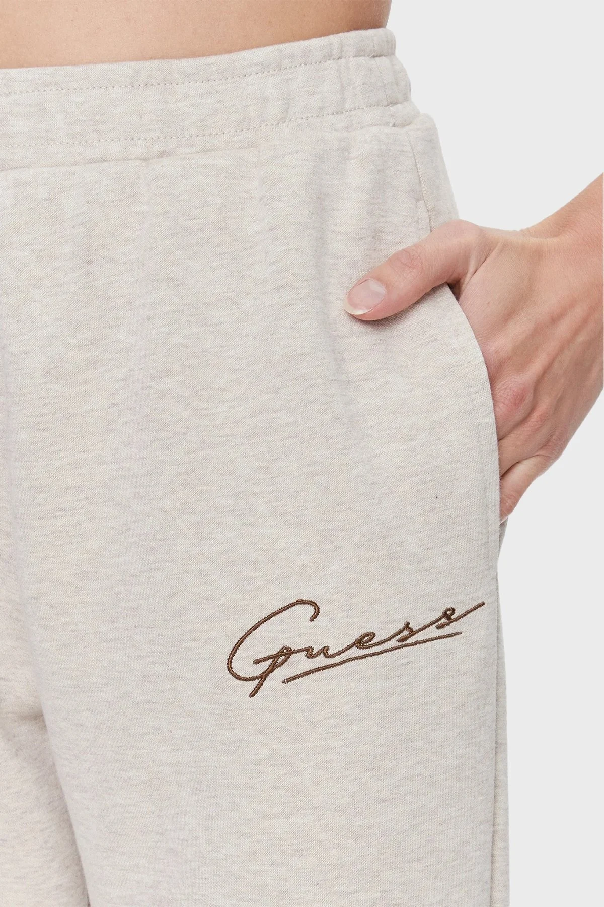 Guess Allycia Regular Fit Jogger Spor V4RB04KC3D2 Bayan Pantolon V4RB04 KC3D2 H10J TAŞ - 4