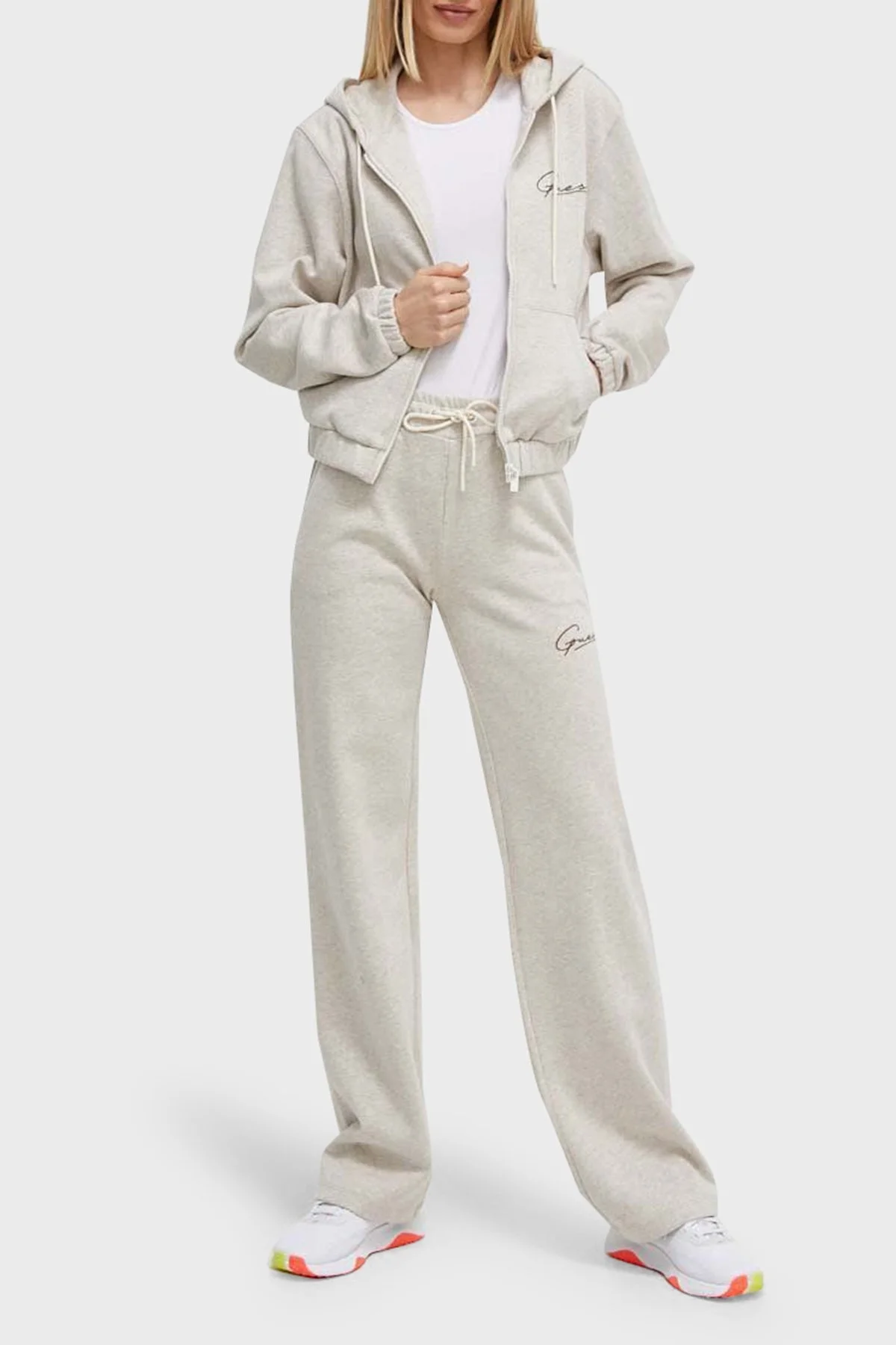 Guess Allycia Yüksek Bel Regular Fit Spor V4RB05KC3D2 Bayan Pantolon V4RB05 KC3D2 H10J TAŞ - 2