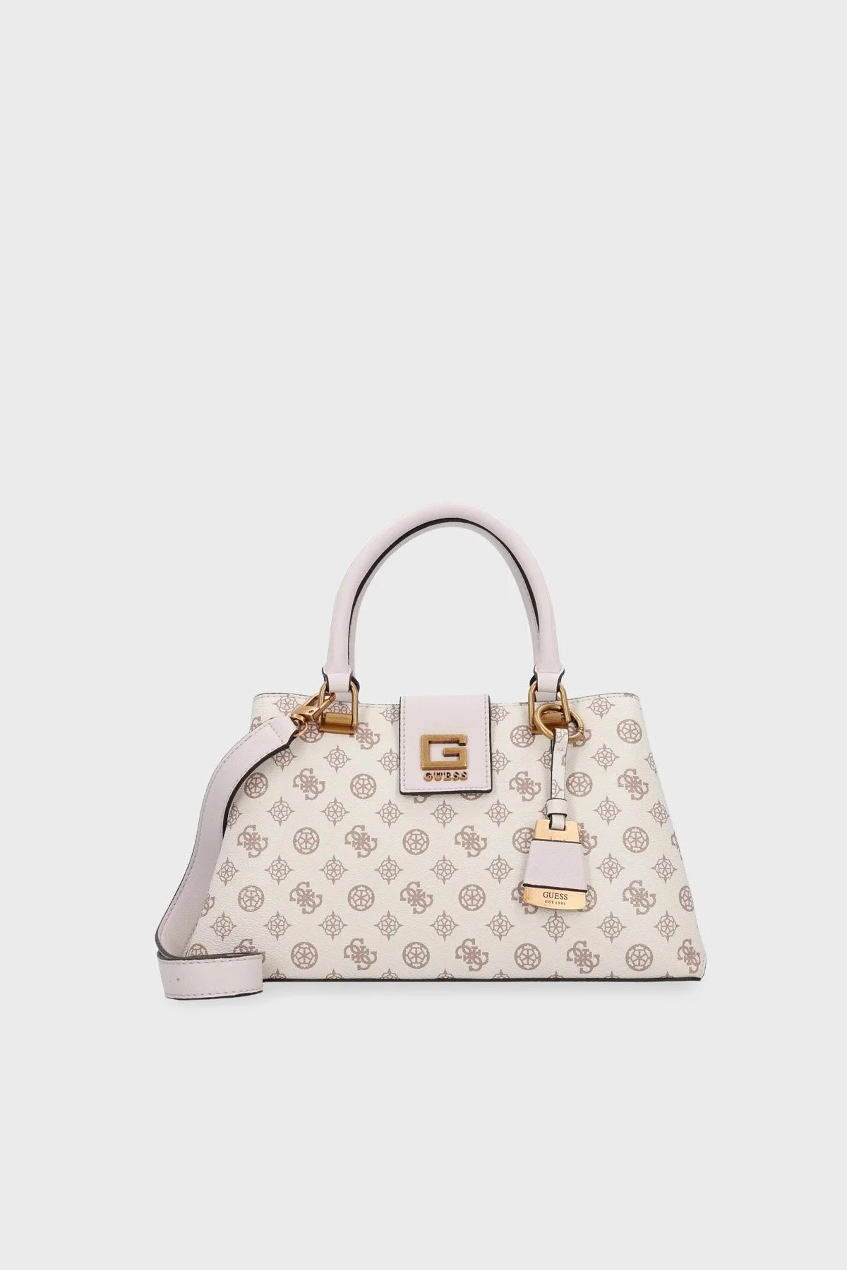 Guess Alva Logolu Çıkarılabilir Omuz Askılı Bayan Çanta HWPB8676060 CRG BEJ - 1