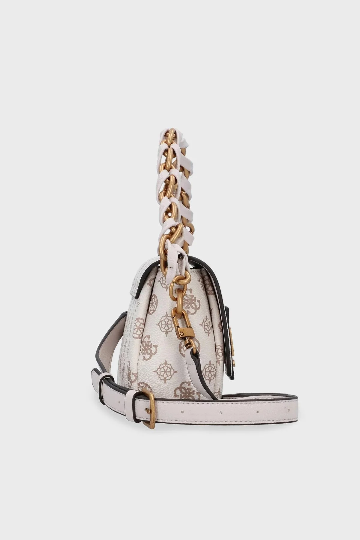 Guess Alva Logolu Çıkarılabilir Omuz Askılı Bayan Çanta HWPB8676780 CRG BEJ - 3