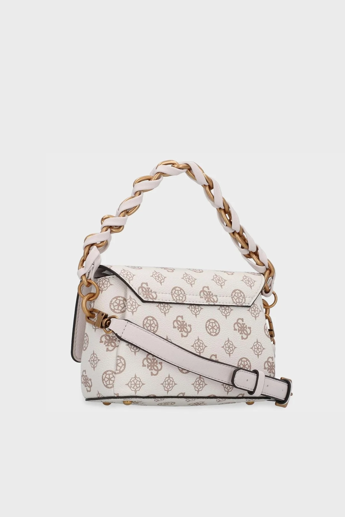 Guess Alva Logolu Çıkarılabilir Omuz Askılı Bayan Çanta HWPB8676780 CRG BEJ - 4