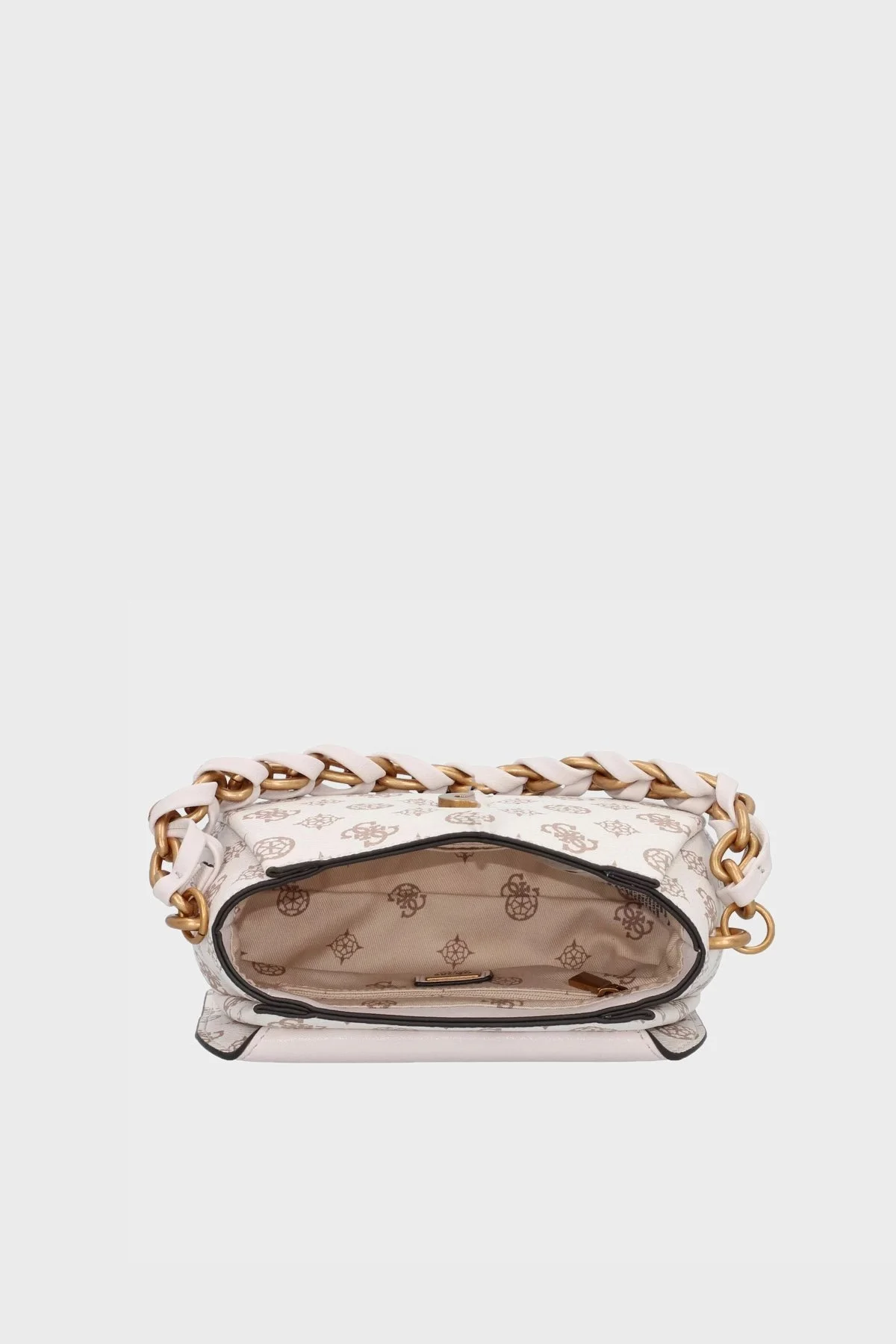 Guess Alva Logolu Çıkarılabilir Omuz Askılı Bayan Çanta HWPB8676780 CRG BEJ - 5