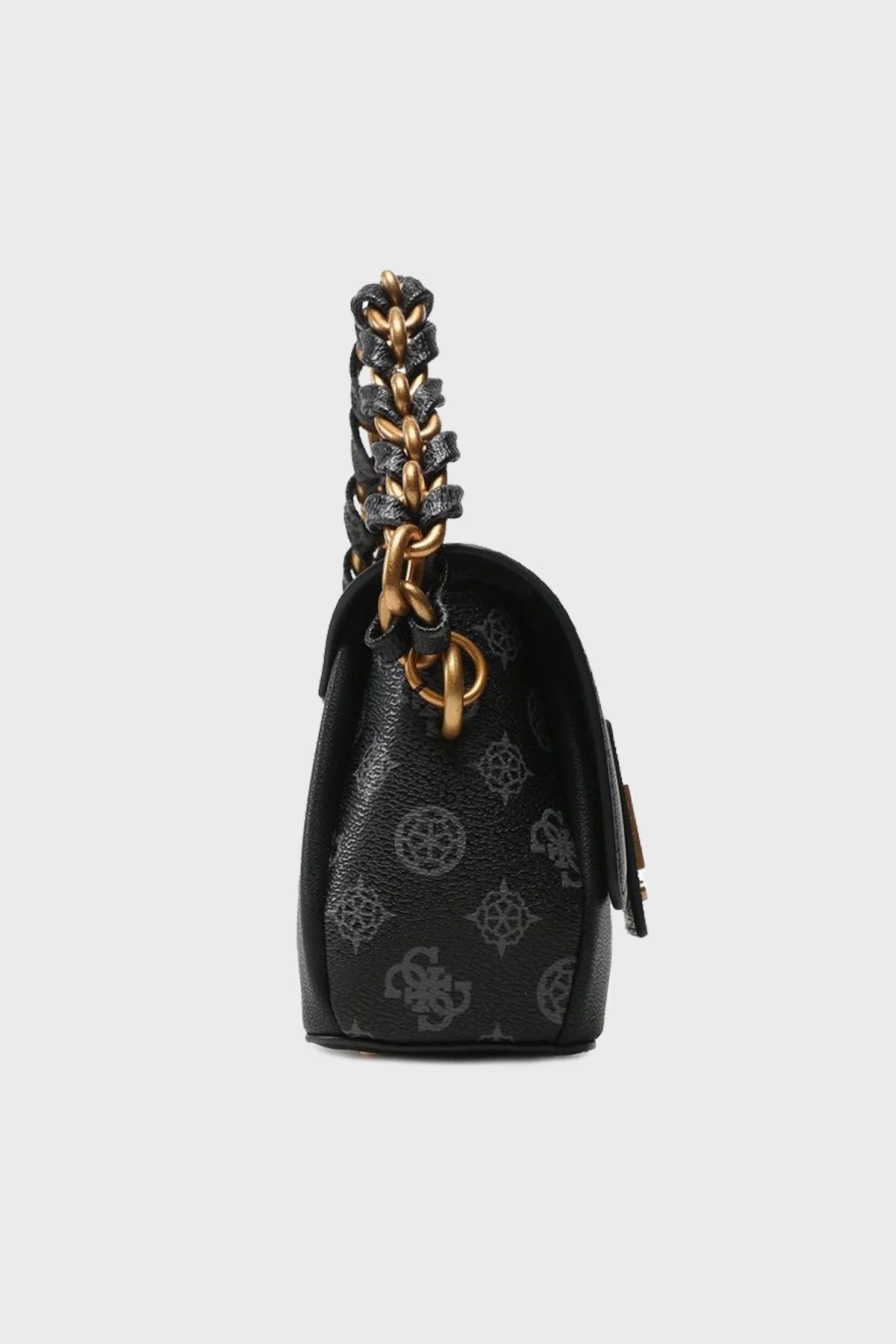 Guess Alva Logolu Çıkarılabilir Omuz Askılı Bayan Çanta HWVL8676780 BML SİYAH - 2