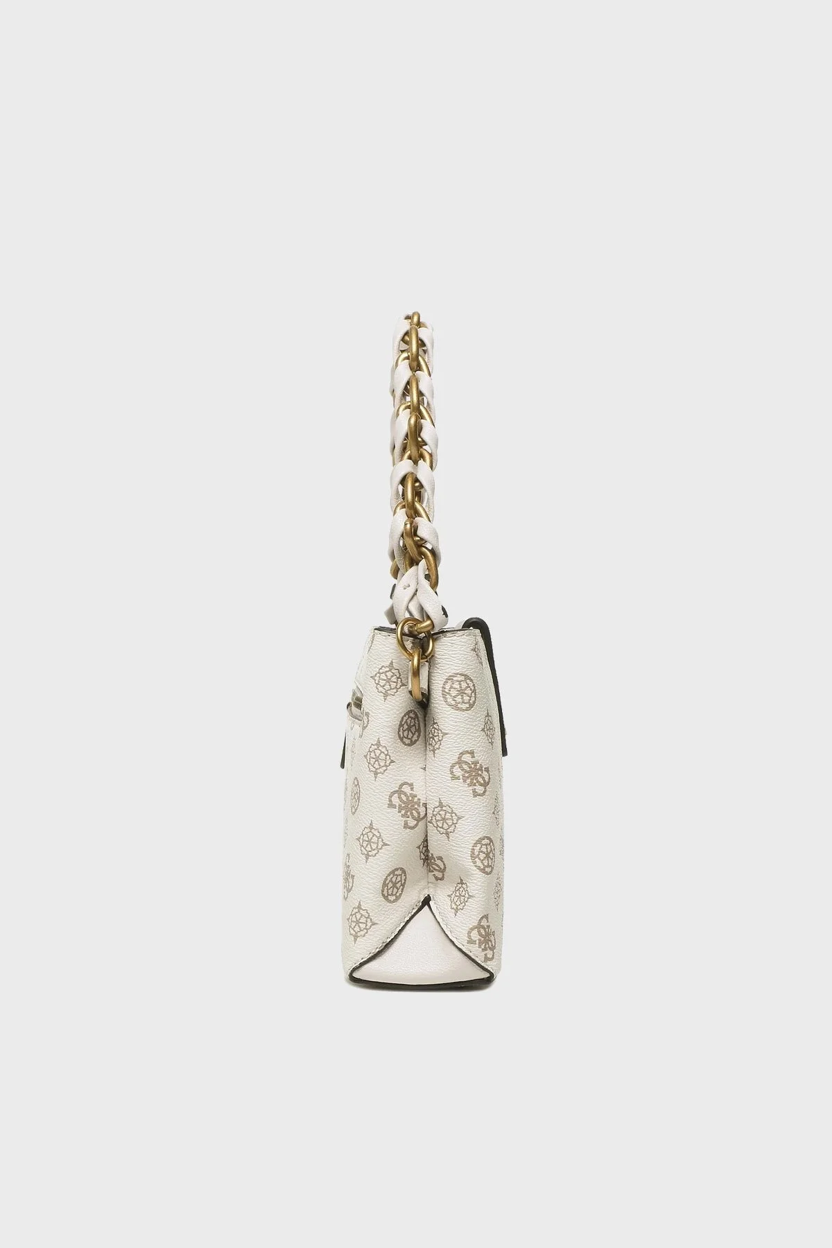 Guess Alva Logolu Çıkartılabilir Omuz Askılı Bayan Çanta HWPB8676720 CRG BEJ - 3