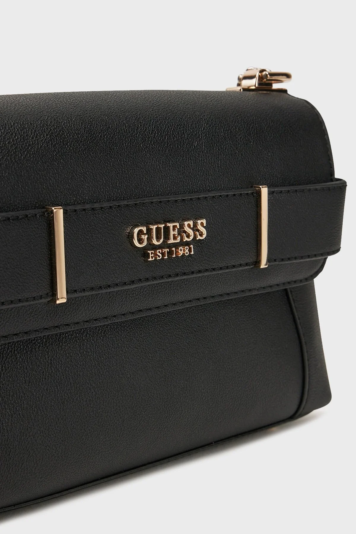 Guess Anadela Logolu Ayarlanabilir Zincir Askılı HWBG9633210 Bayan Çanta HWBG96 33210 BLA SİYAH - 10