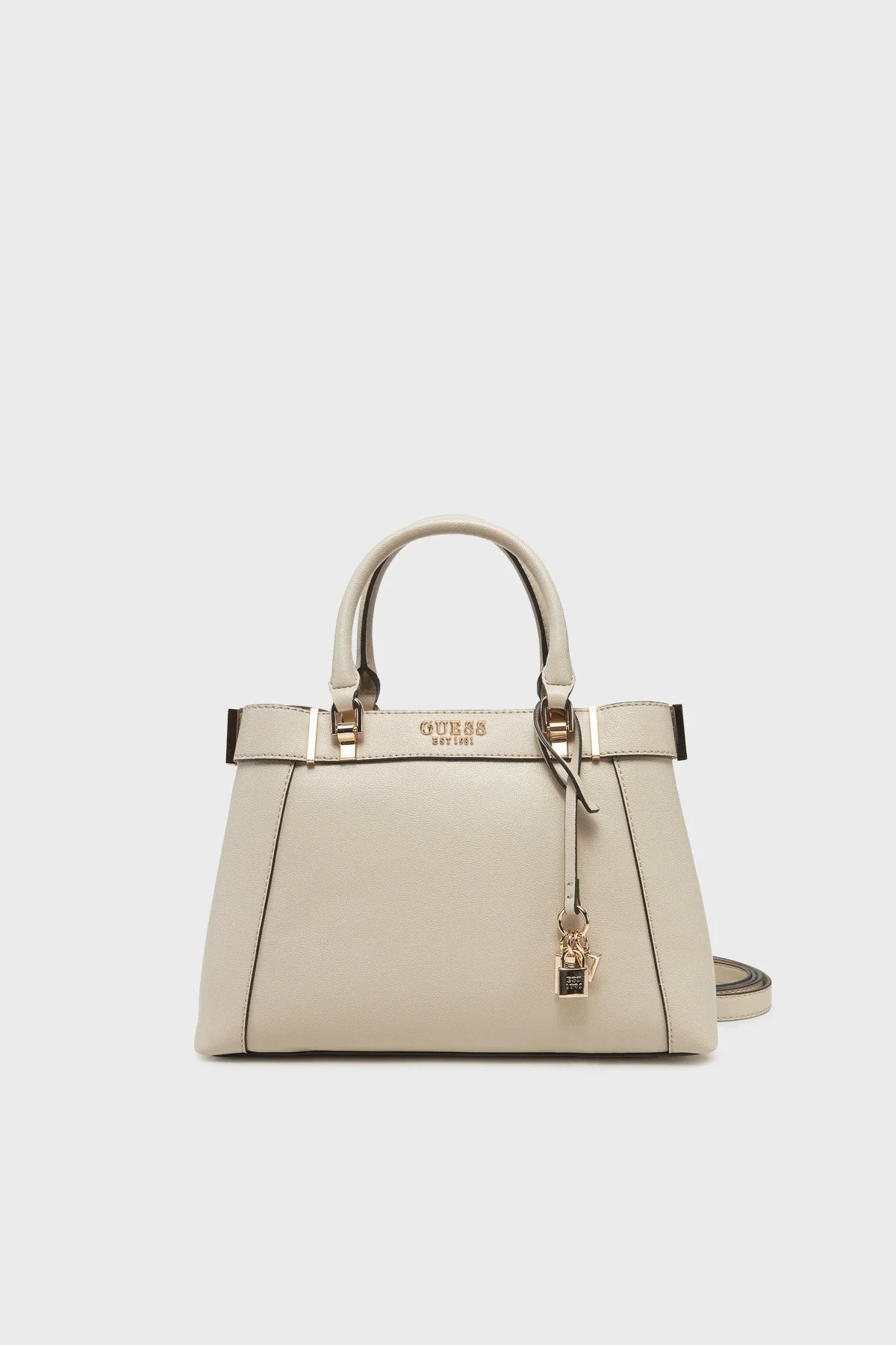 Guess Anadela Logolu Çıkarılabilir Askılı HWBG9633060 Bayan Çanta HWBG96 33060 TAU BEJ - 5