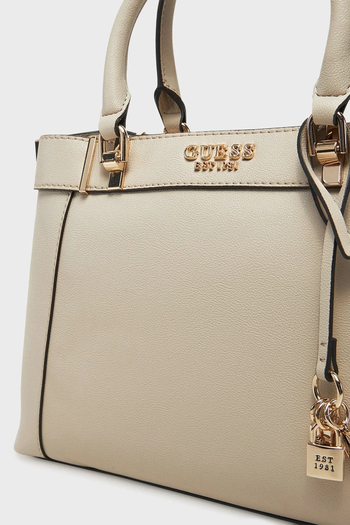 Guess Anadela Logolu Çıkarılabilir Askılı HWBG9633060 Bayan Çanta HWBG96 33060 TAU BEJ - 8