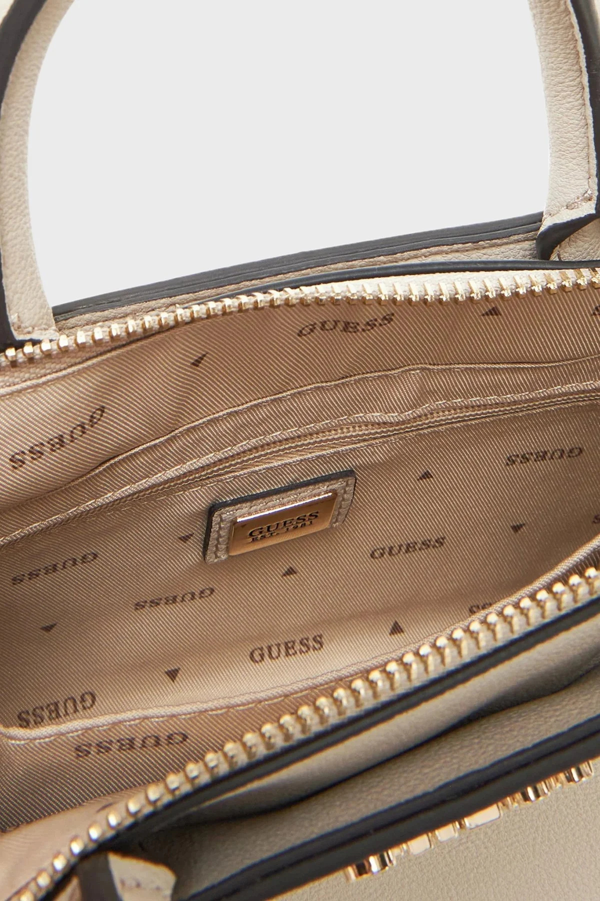 Guess Anadela Logolu Çıkarılabilir Askılı HWBG9633760 Bayan Çanta HWBG96 33760 TAU BEJ - 3