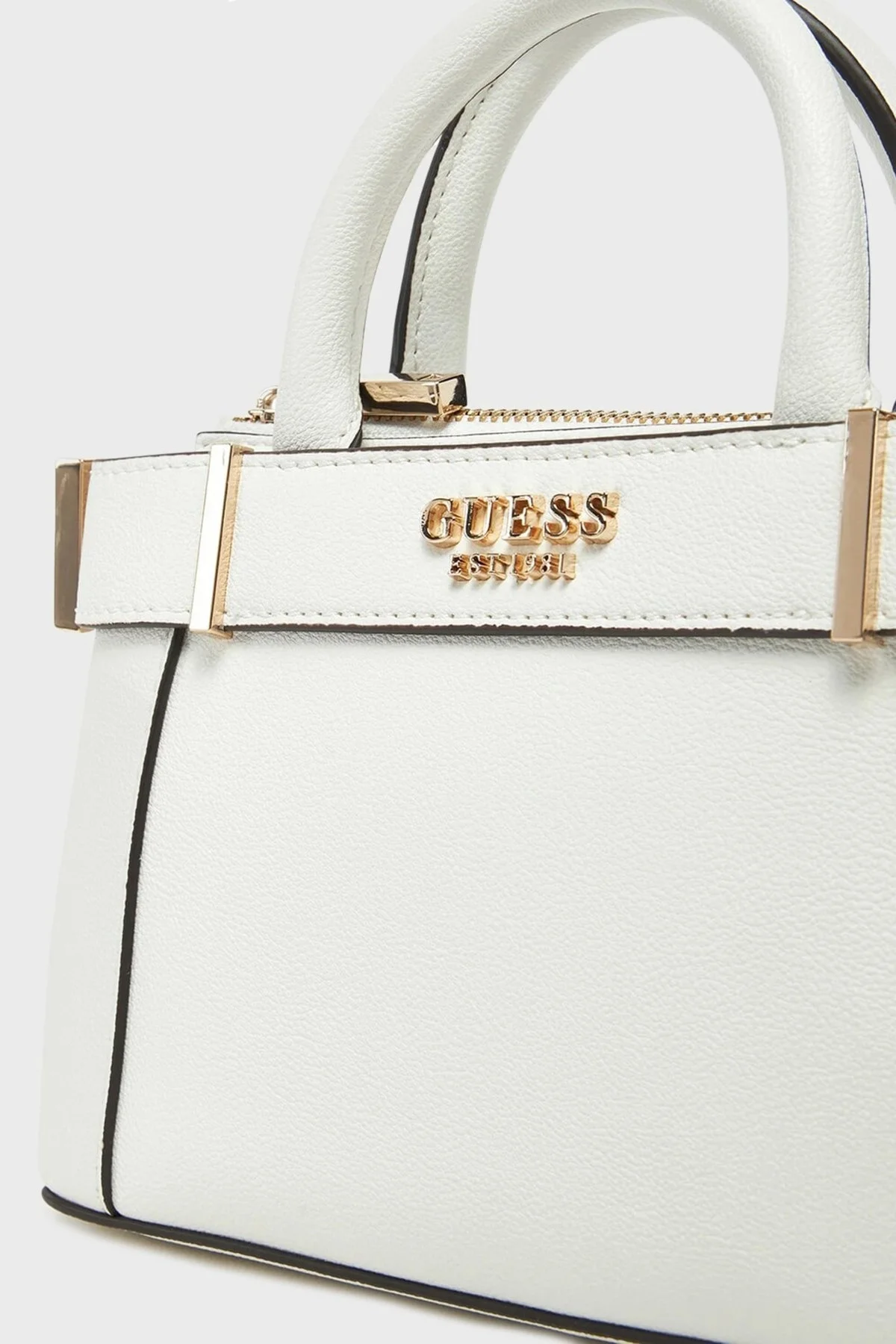 Guess Anadela Logolu Çıkarılabilir Askılı HWBG9633760 Bayan Çanta HWBG96 33760 WHI BEYAZ - 3