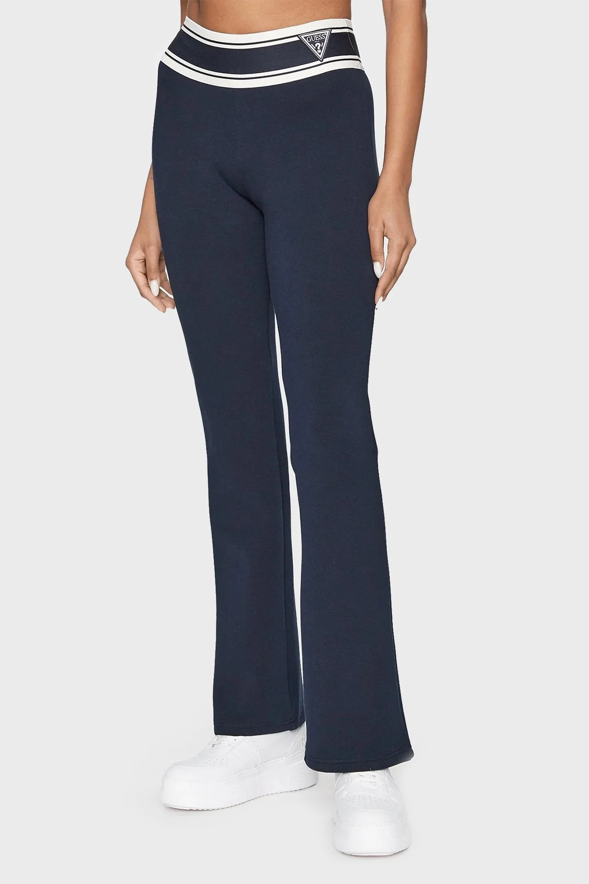 Guess Ann Scuba Yüksek Bel Flare Fit Spor Bayan Pantolon V3BB09KBCK2 A71W SİYAH - 2