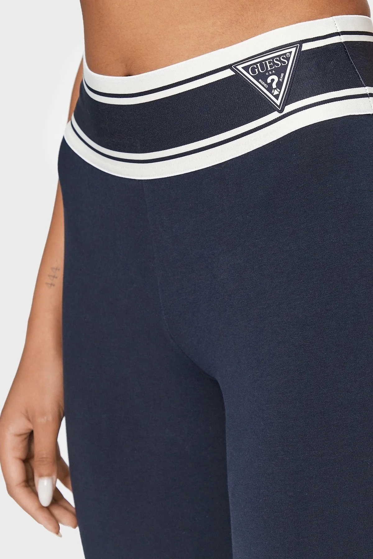 Guess Ann Scuba Yüksek Bel Flare Fit Spor Bayan Pantolon V3BB09KBCK2 A71W SİYAH - 4